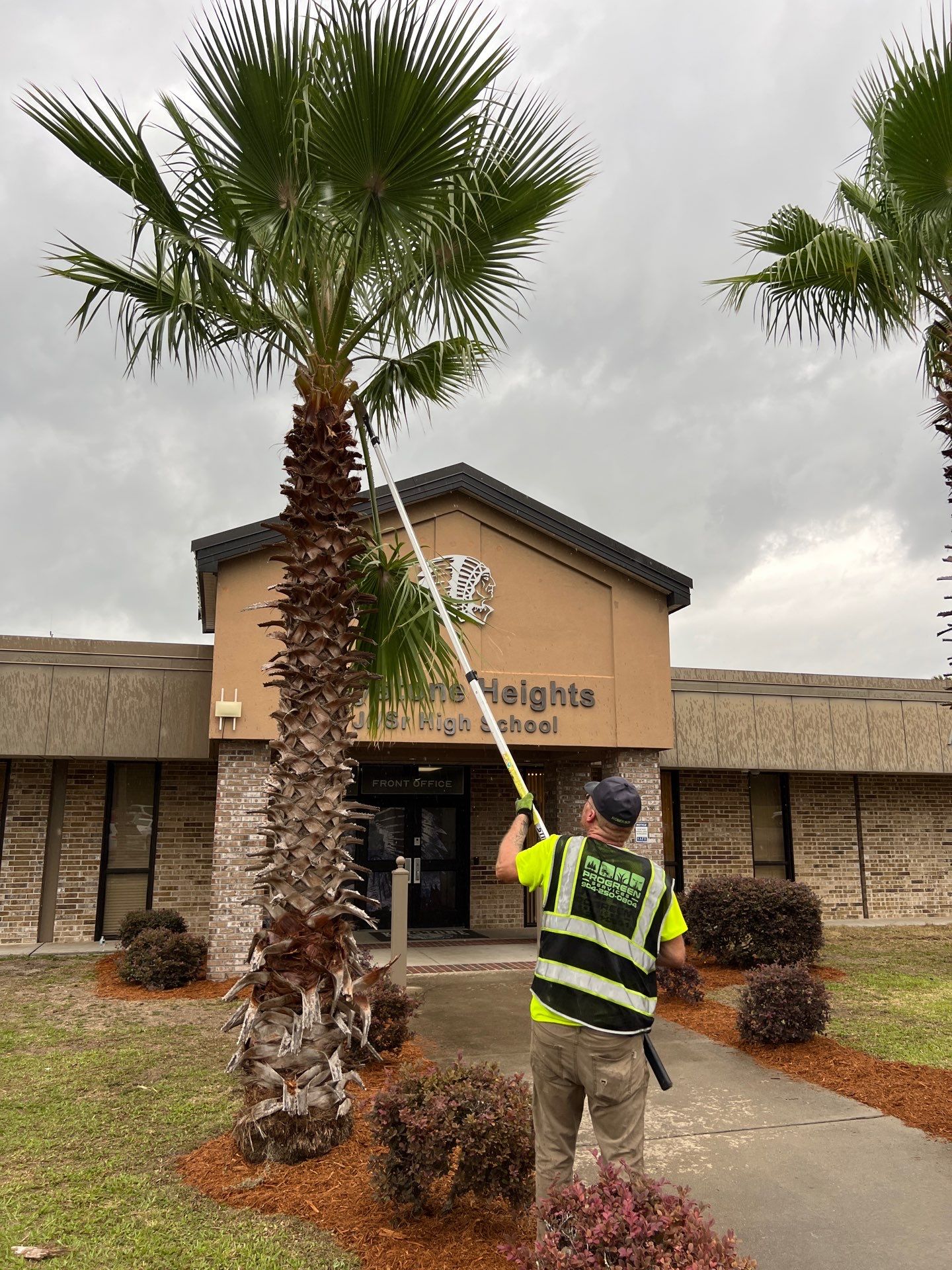 Landscape Install | Keystone Heights HS by ProGreen Services