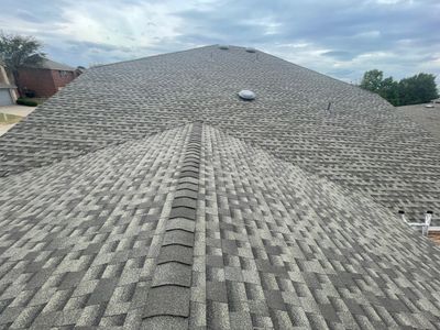 Residential Roofing Installation using GAF Timberline HDZ Weathered Wood