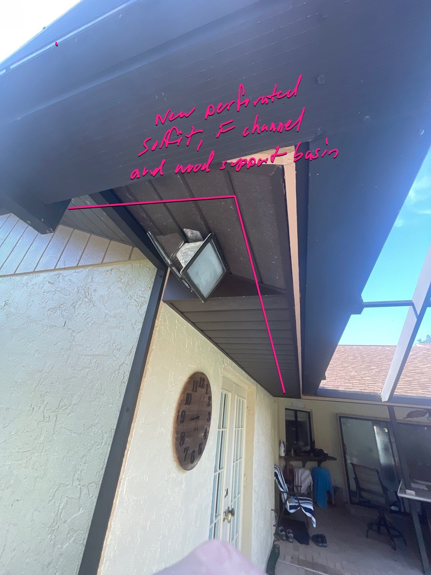 Bronze Soffit and Fascia in Sarasota FL by Gutter Professors