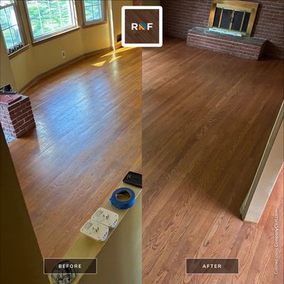 Hardwood Floor Refinishing and Custom Staining in Raytown