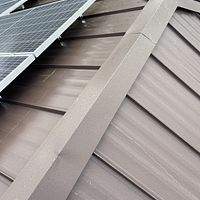 24ga 1" Nail-Strip Mansard Brown by Total Roofing System The Metal Roof Experts