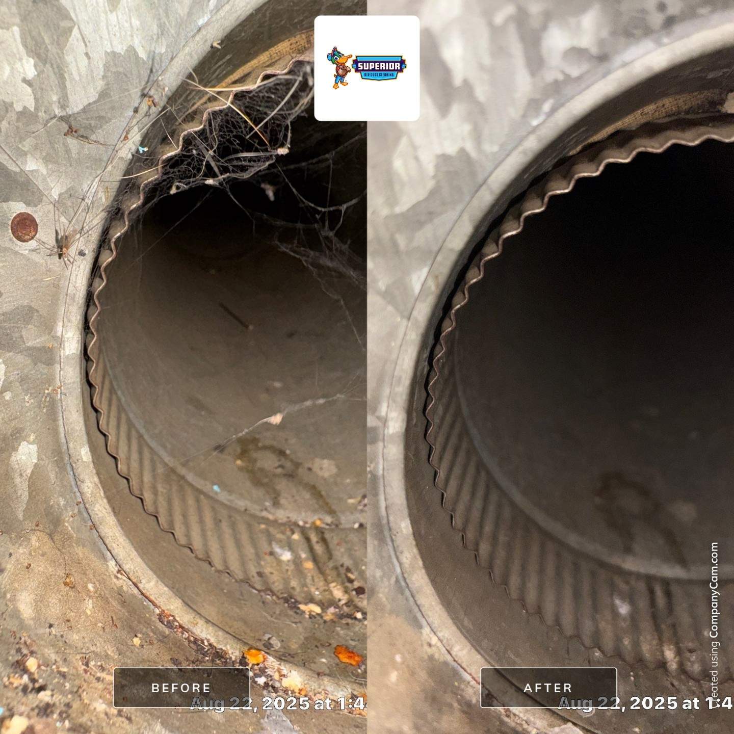 Air Duct Cleaning With a Vacuum Truck in Ellwood City, PA by Superior Air Duct Cleaning