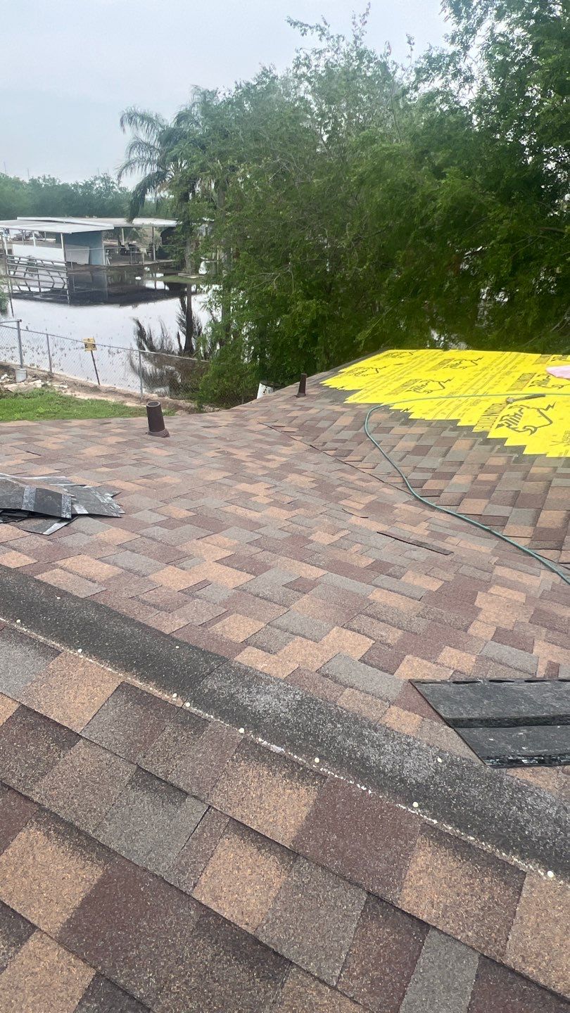 Project in Donna by Bison Roofing  