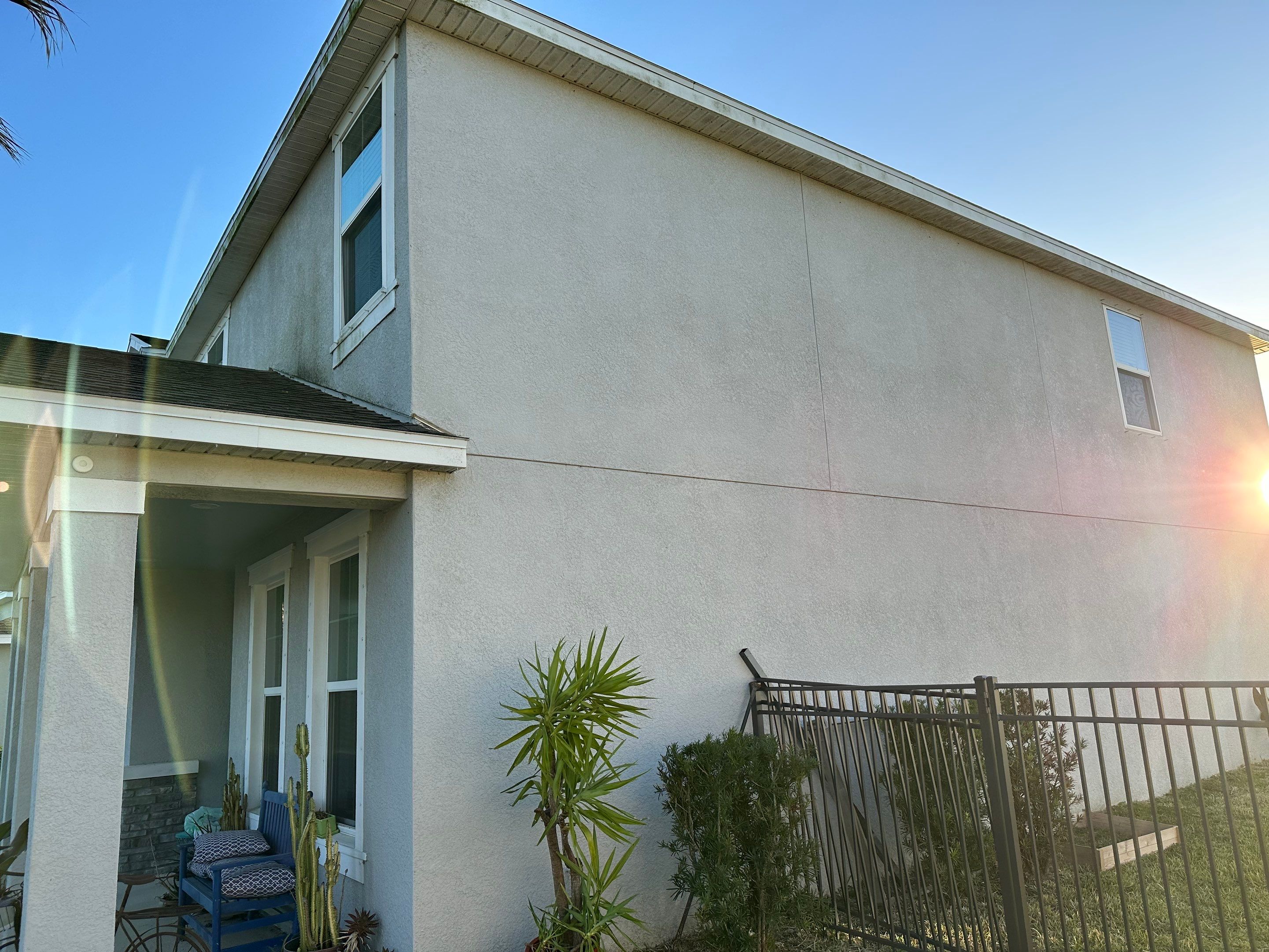 2-Story House Wash & Paver Driveway Cleaning in Trevesta Community, Palmetto, FL | Sunshine AquaWash by Sunshine AquaWash
