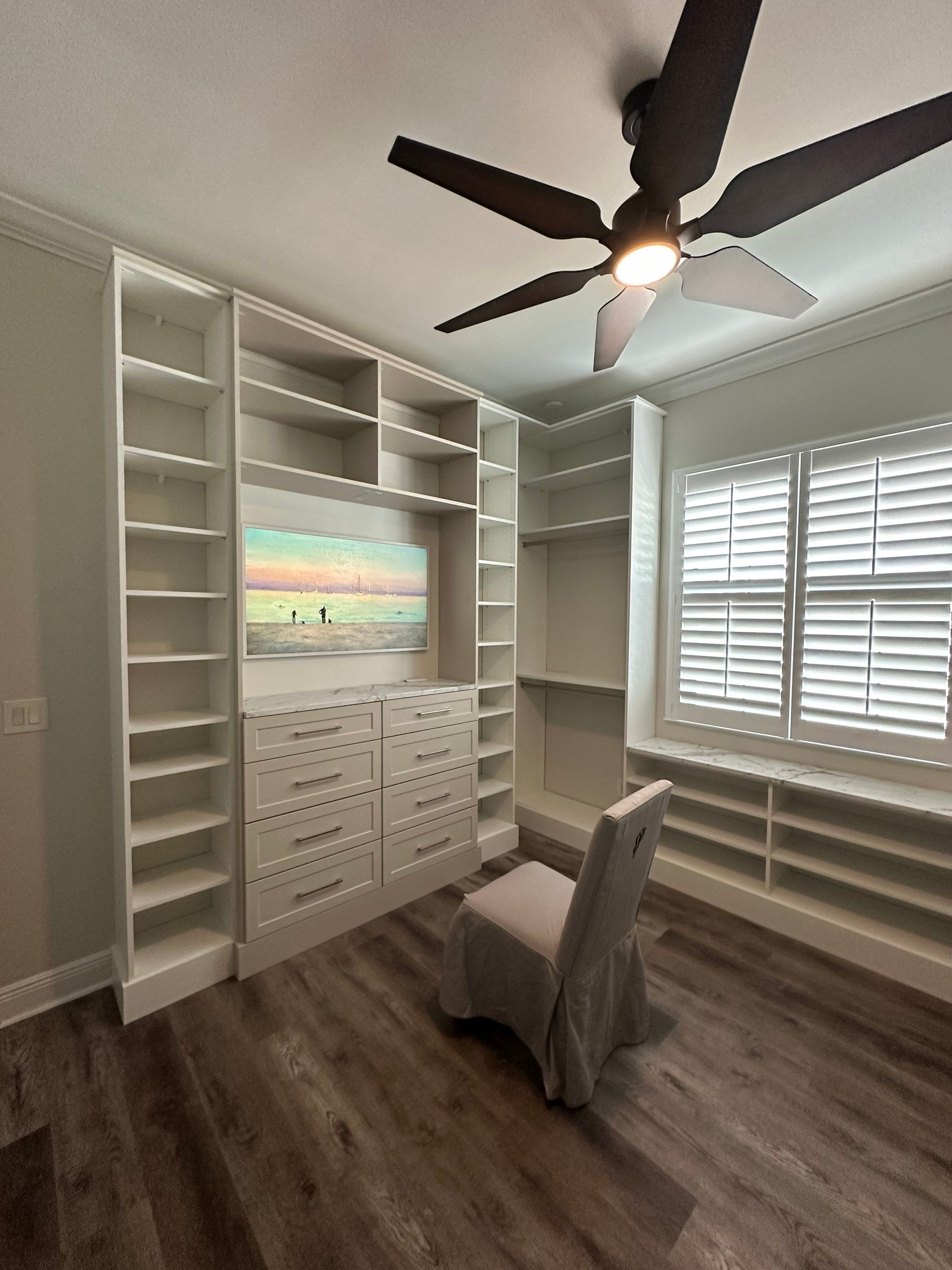 Tampa Garage Makeover and Custom Master Closet Installation by Square 1 Garage and Closet Solutions