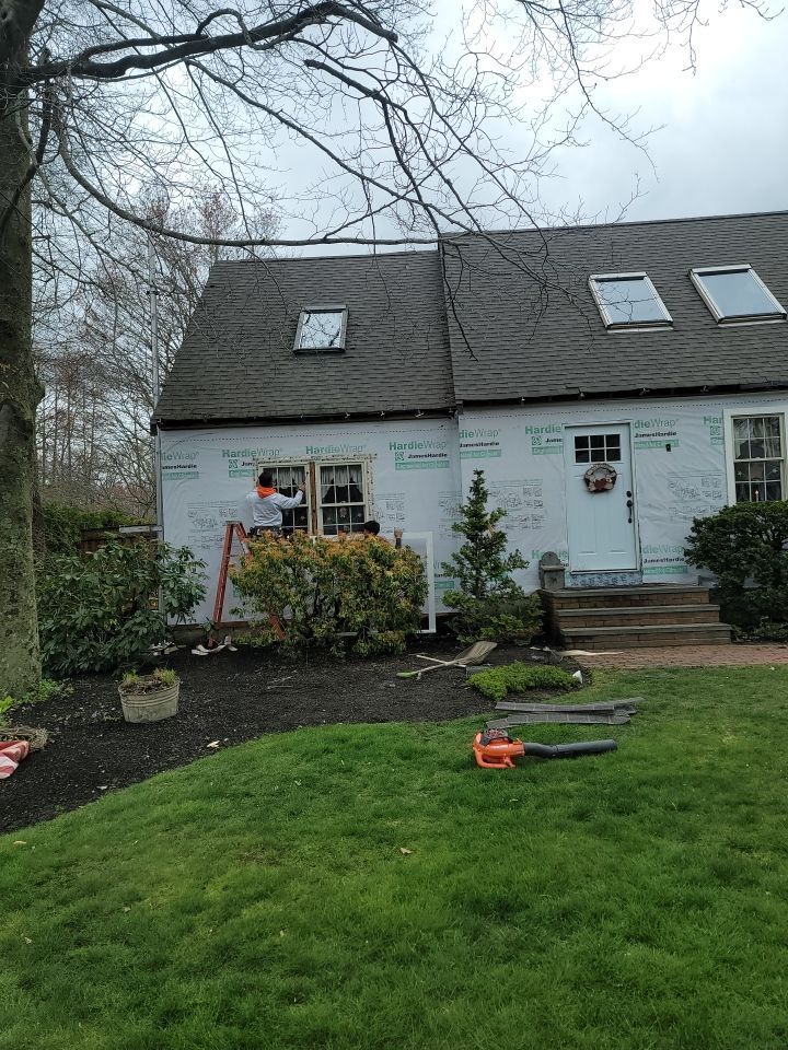 Siding Installation using James Hardie by UBrothers Construction