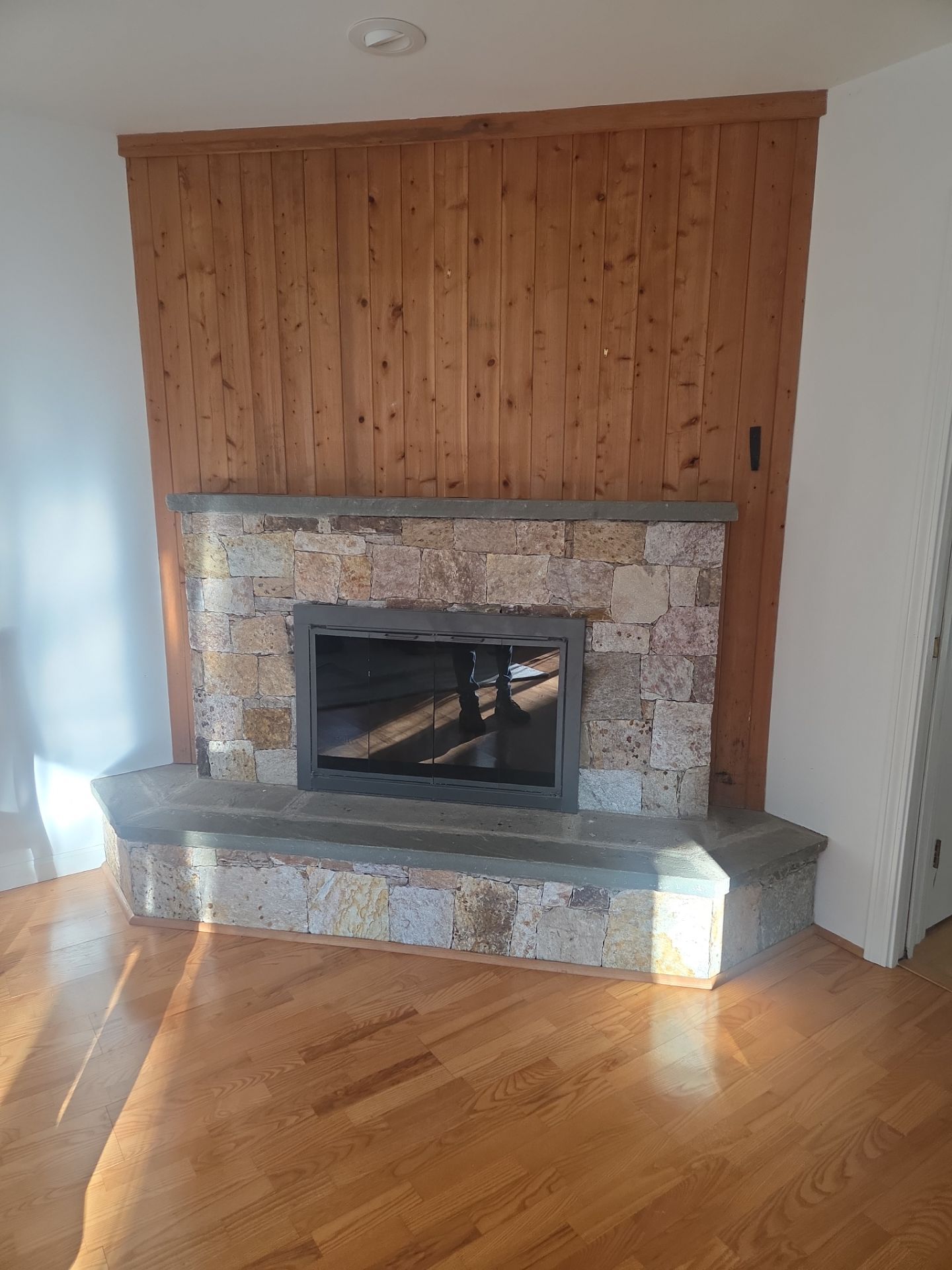 Wood Fireplace by Neighborhood Chimney Services 