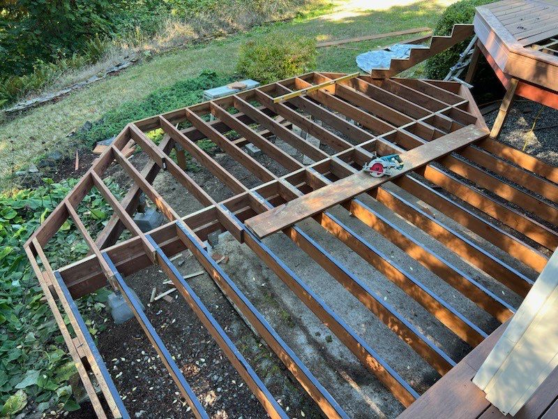 Vashon Deck Resurface by Alki deck builders 