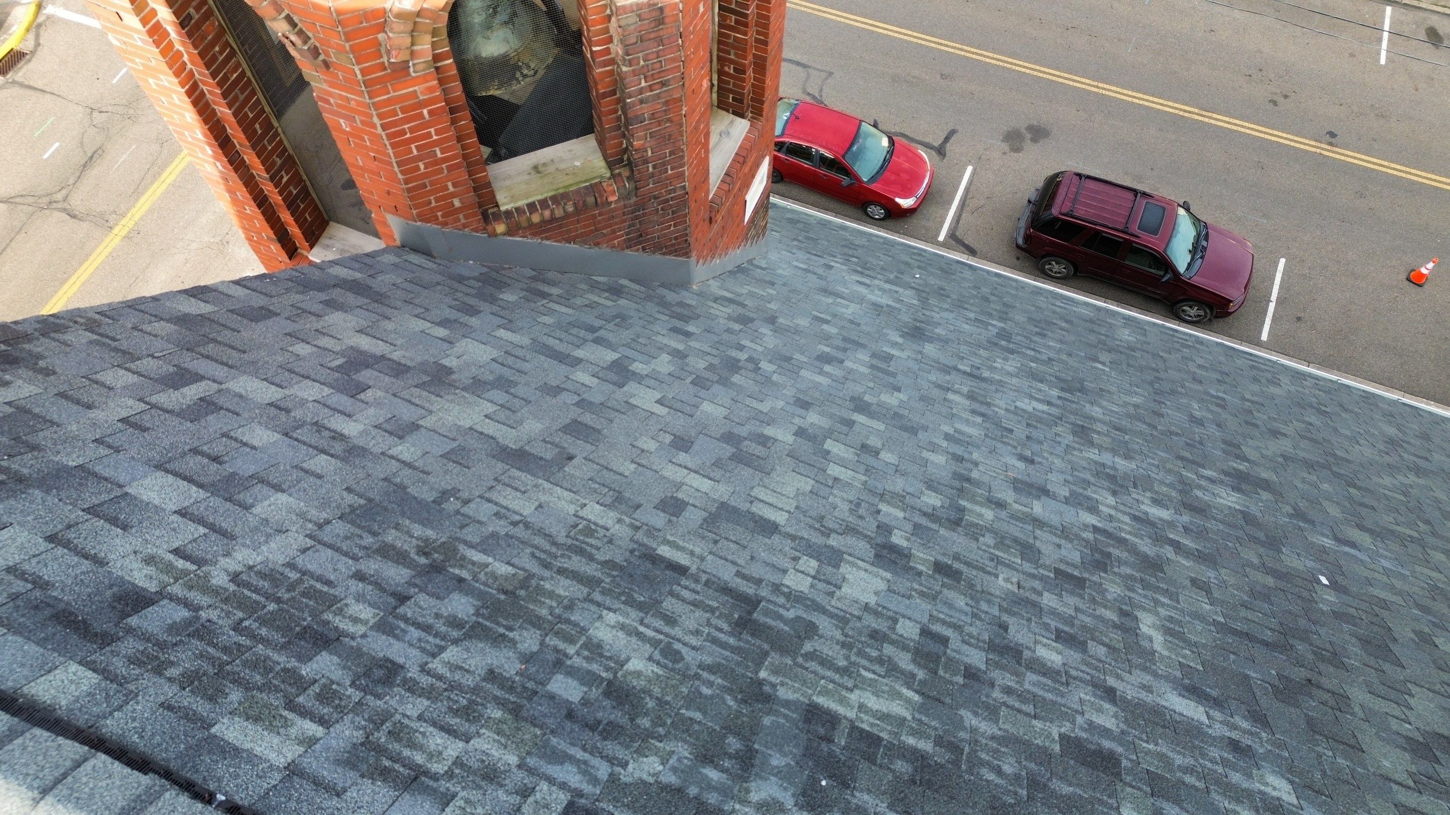 Commercial Roofing Installation using Duration Series Shingles - Estate Gray by RoofX 