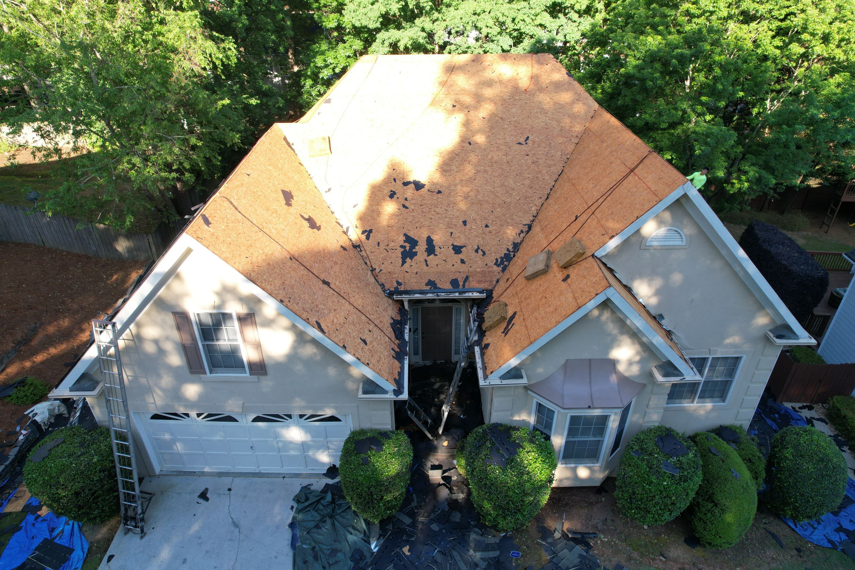 Residential Roof Replacement using Owens Corning Estate Gray by Inspector Roofing and Restoration