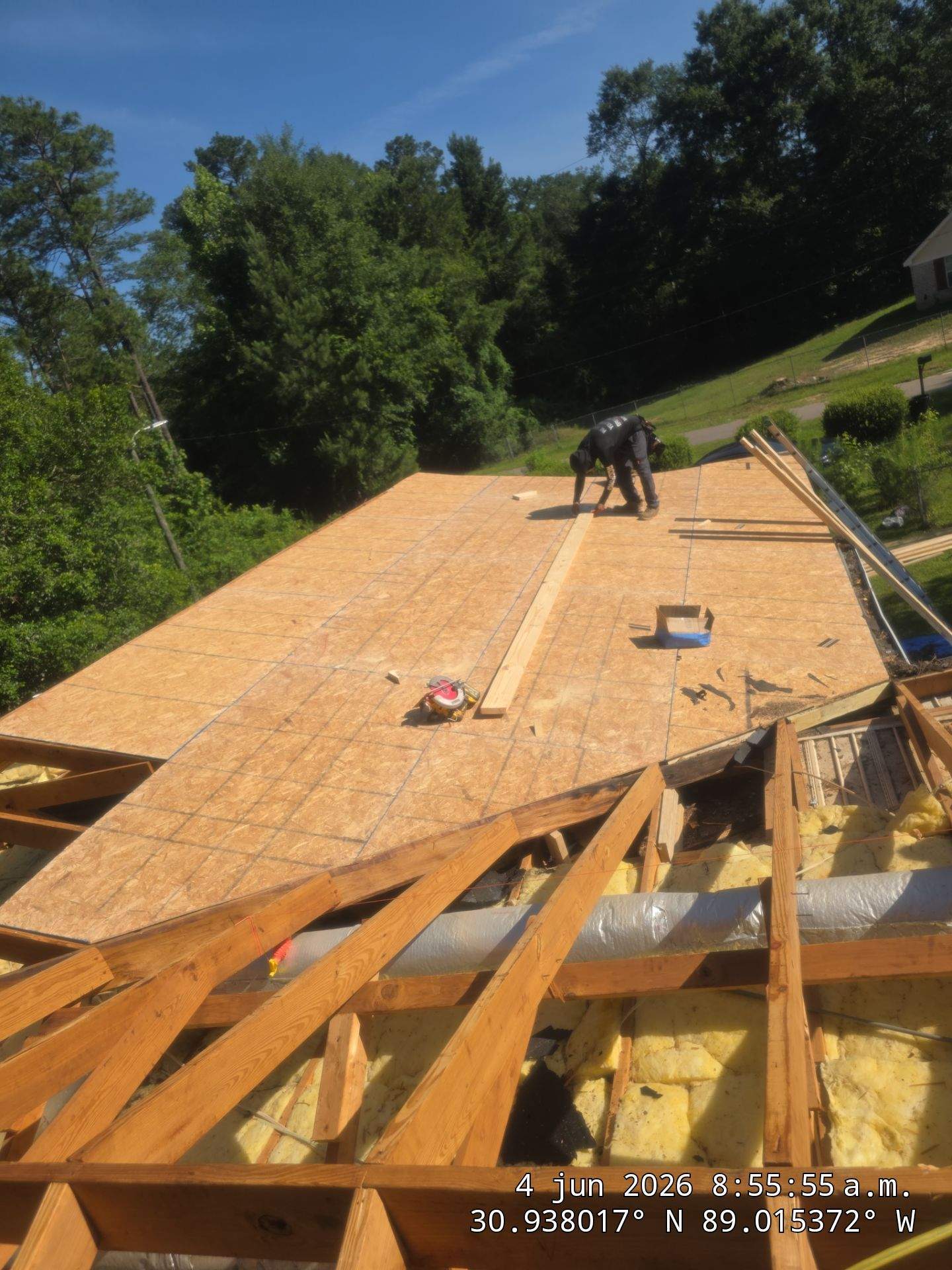 Full Architectural Shingle Roof Replacement Following Storm Damage in Wiggins by Frontline Roofing