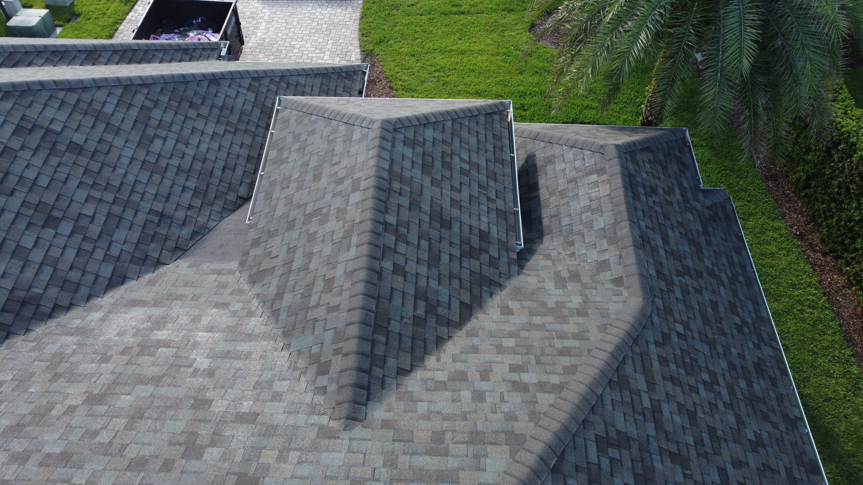 Ponte Vedra Residential Roof Replacement with Driftwood Architectural Asphalt Shingles by Trinity Restoration and Roofing LLC