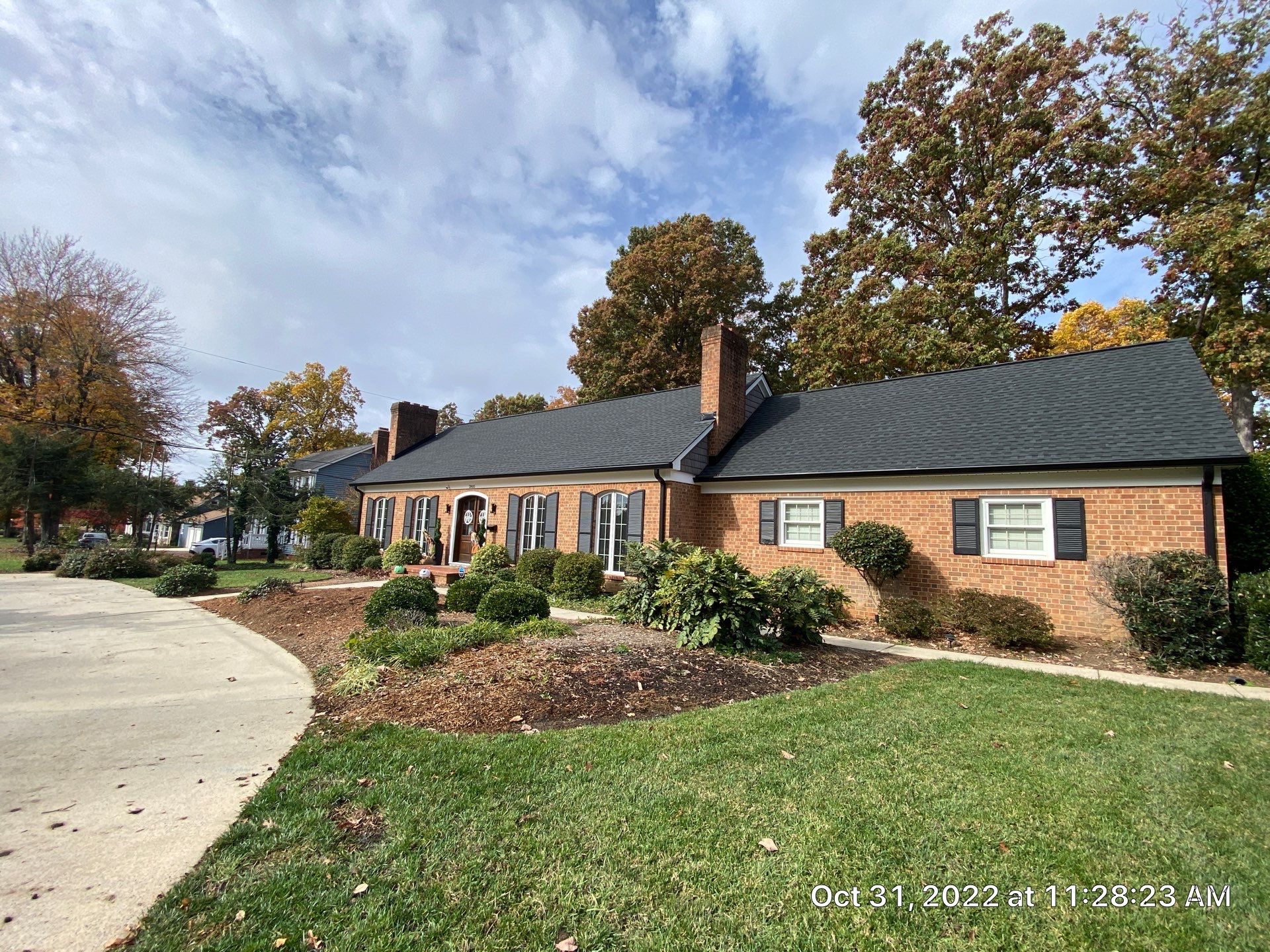 New Roof and 6 inch Gutters by Just In Time Roofing and Restoration