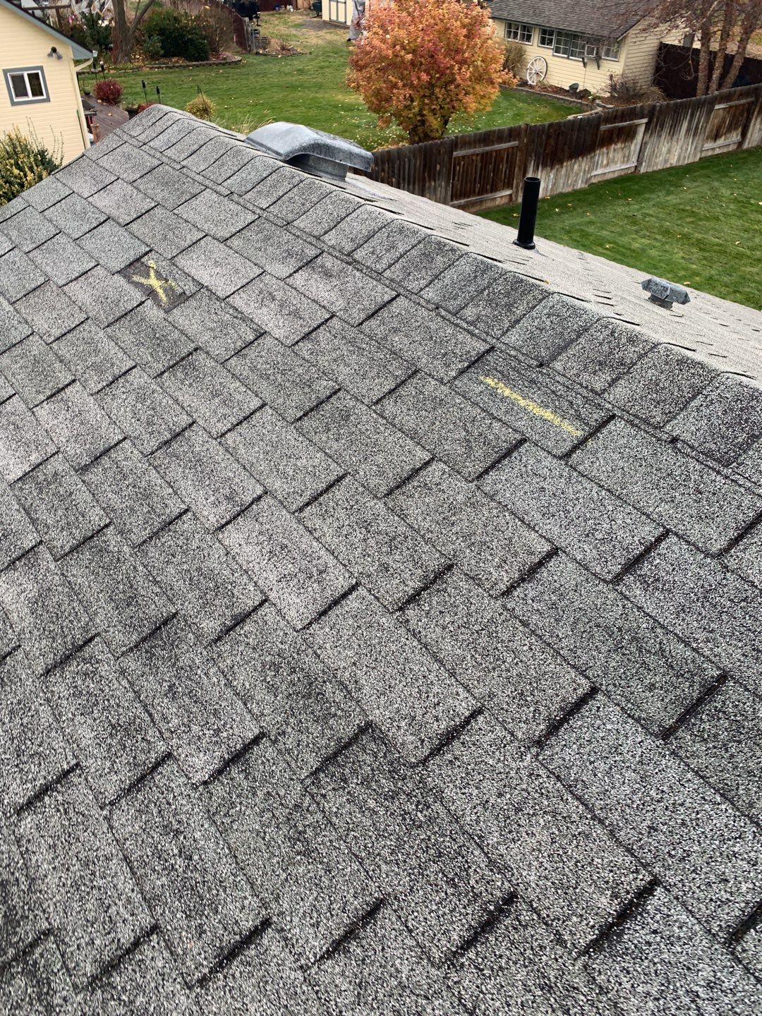 Star Idaho Single level roofing replacement using Duration Brownwood by ID Roofing LLC