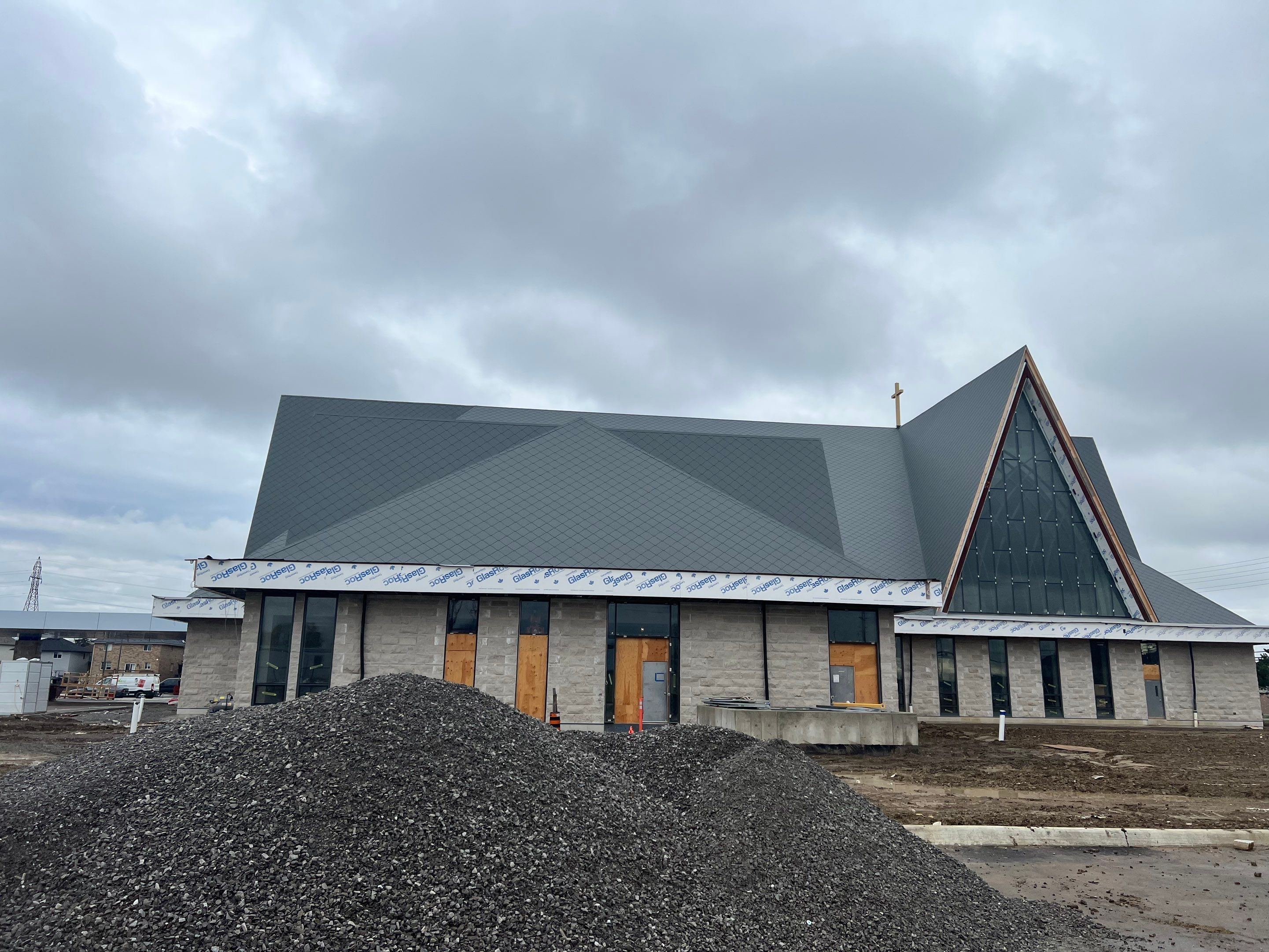 Commercial Roofing Installation using Diamond Tile Metal Shingles , Tpo Flat Roof by Jay Carter Roofing & Sheet Metal