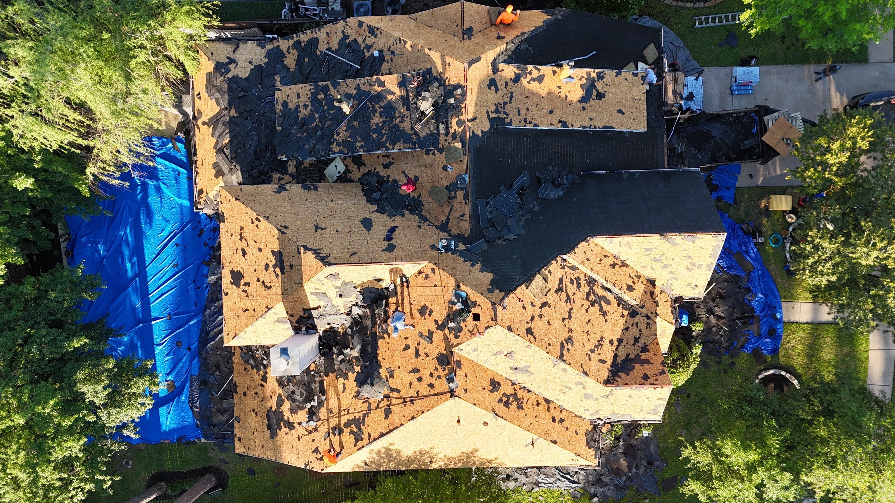 Residential Roofing Installation using Architectural Shingles by Core Four Roofing