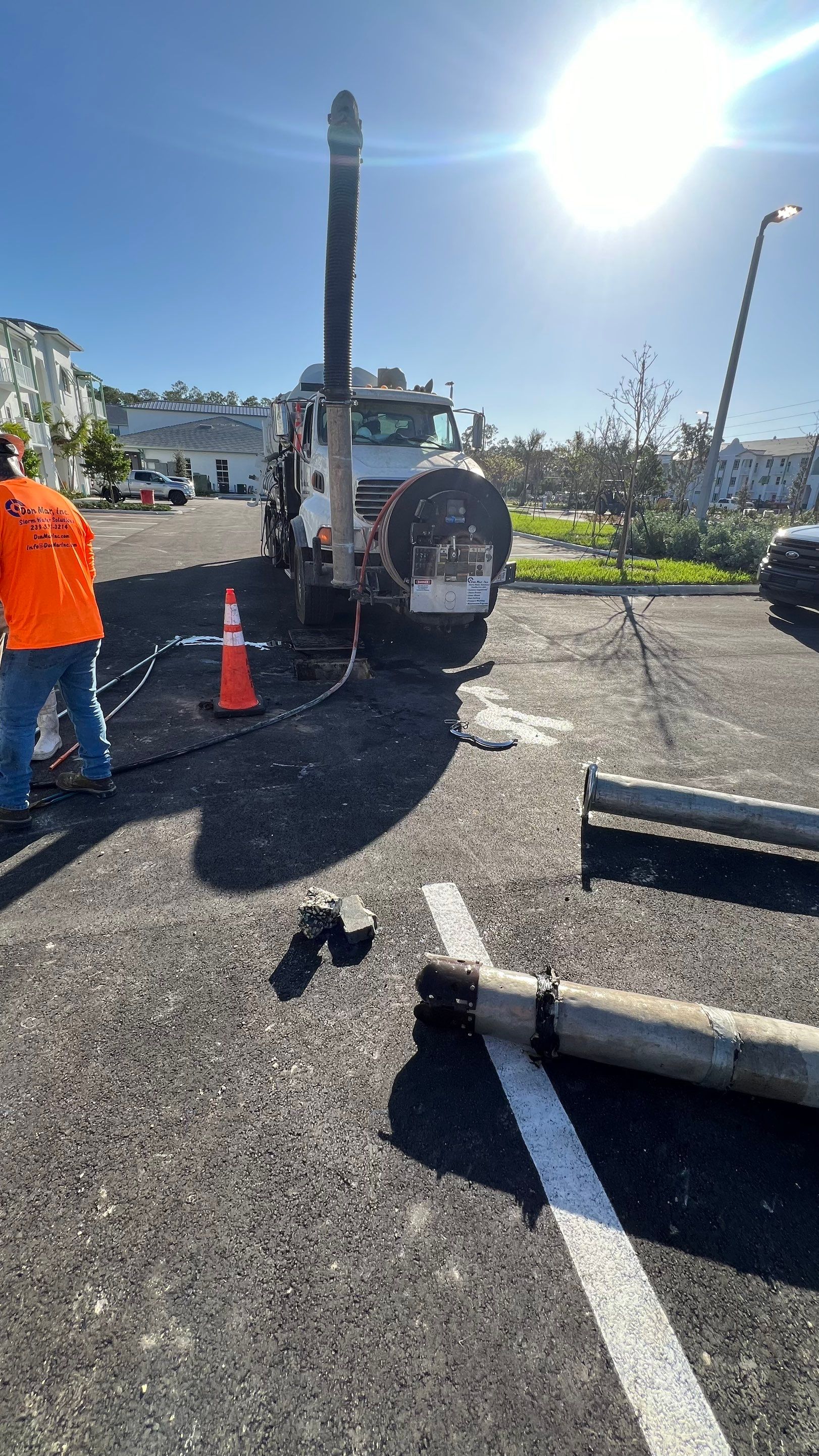 New Construction Condo Community Stormwater System Maintenance by Don Mar, Inc. Storm Water Solutions