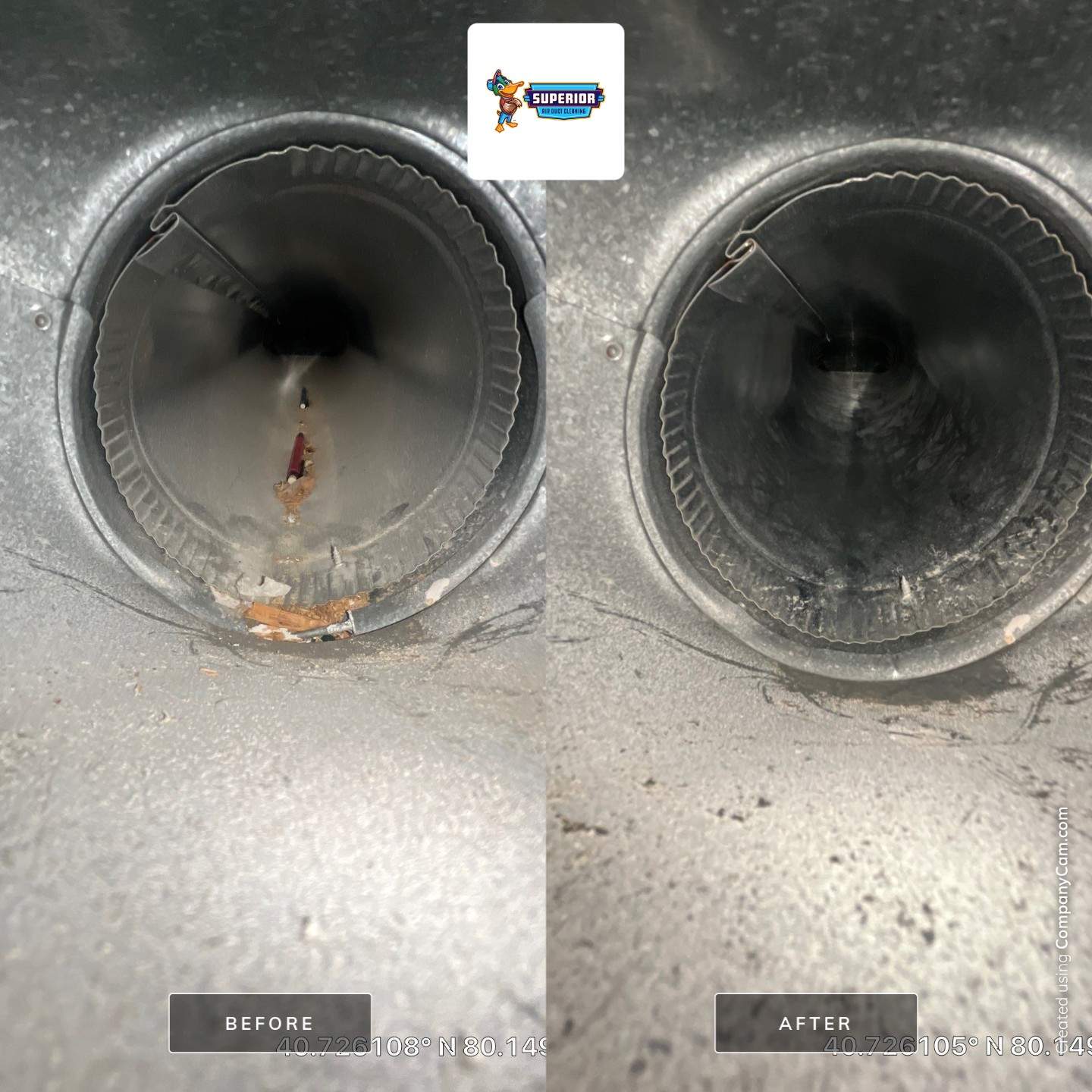 Air Duct Cleaning With a Vacuum Truck in Cranberry Township, PA by Superior Air Duct Cleaning