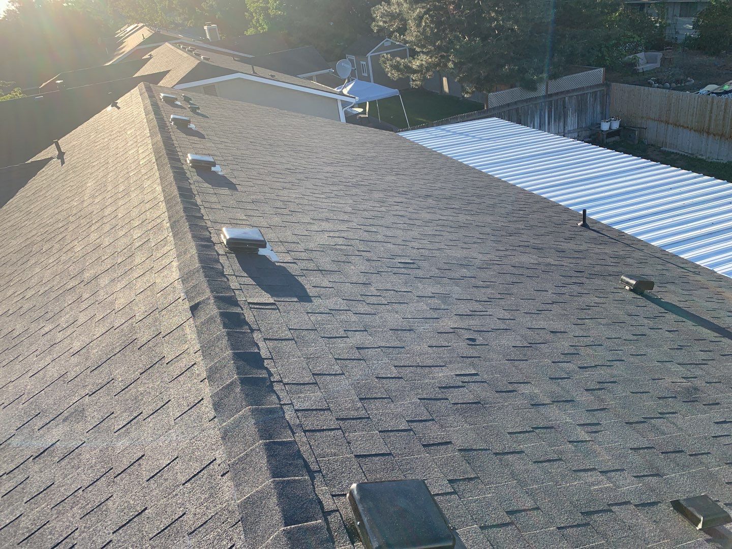 Boise ID., Residential Roofing Install using Owens Corning Duration in Onyx Black by ID Roofing LLC