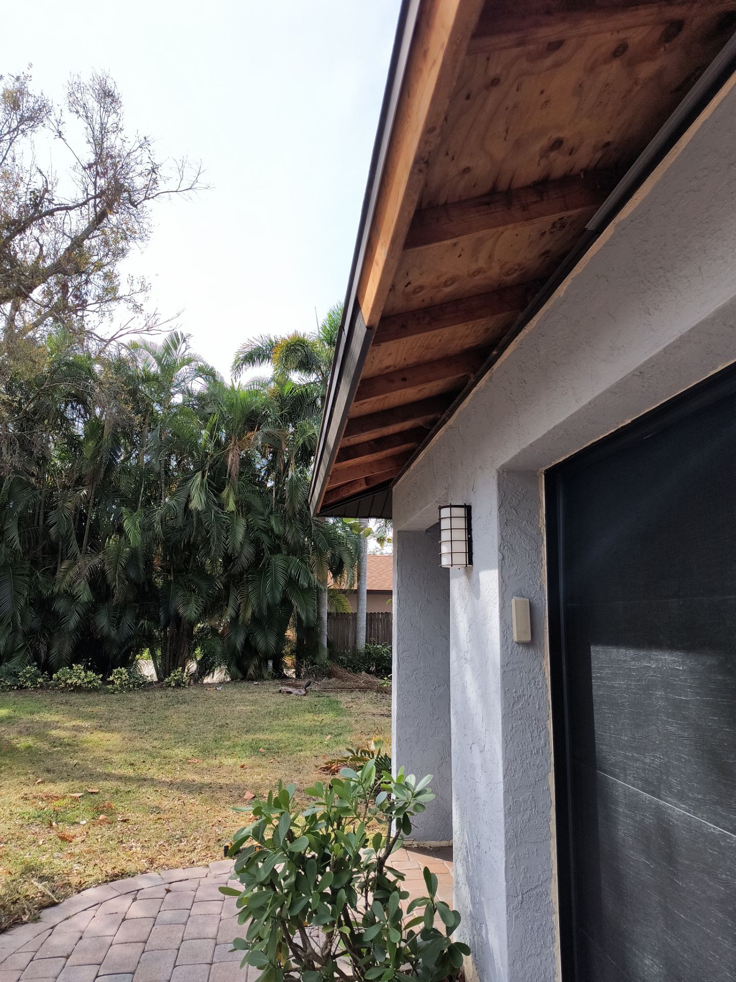 Gutter Repair Service in Sarasota FL - Black Soffit by Gutter Professors