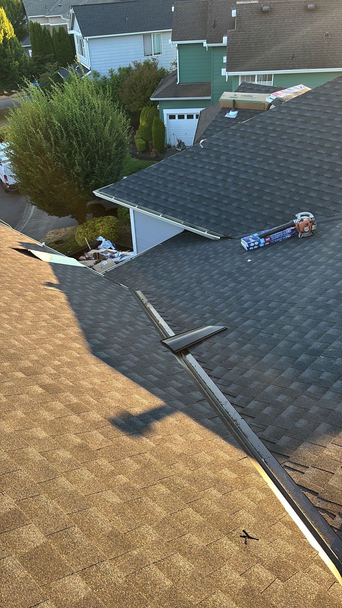 Residential Roofing Installation using GAF UHDZ Shingles by Roofing Formula LLC