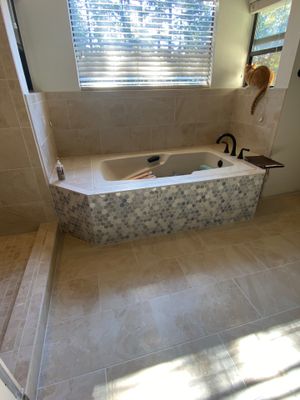 Tile Shower and Bathroom remodel 