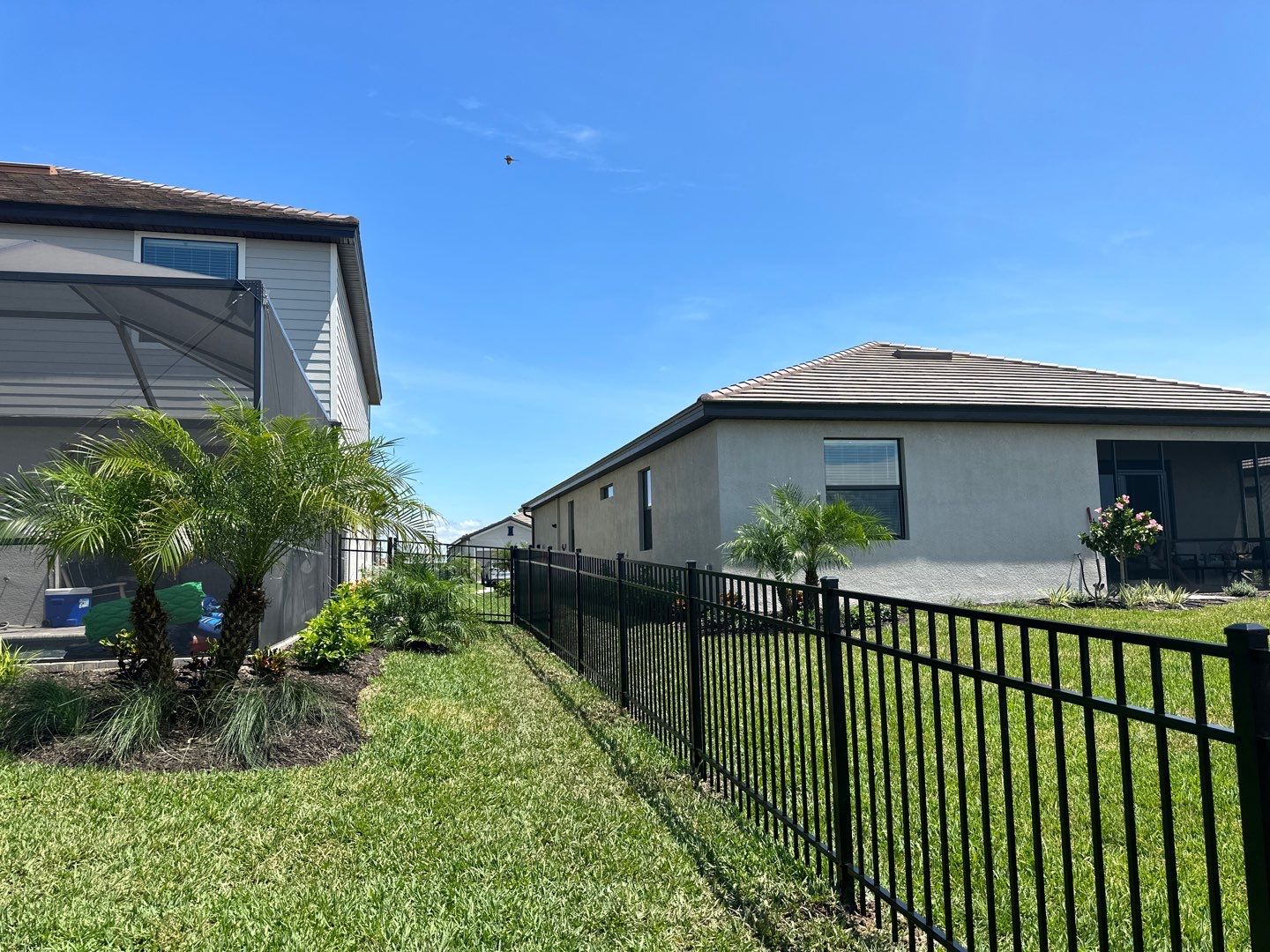 Aluminum Fence Installation using 3 Rail Aluminum Fence by Asap fence and gates, LLC