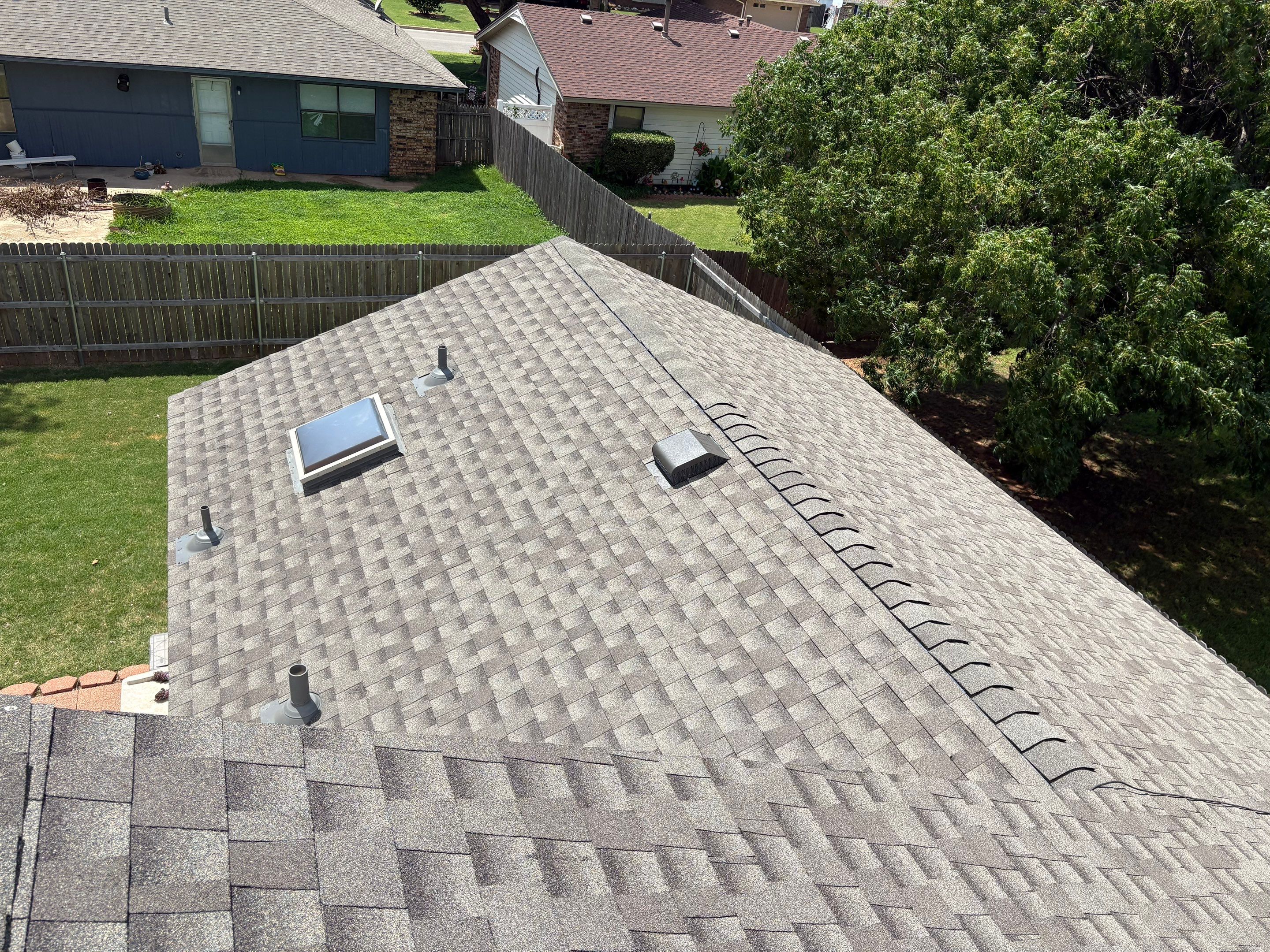 roof replacment in Yukon by McCann's Roofing and Construction