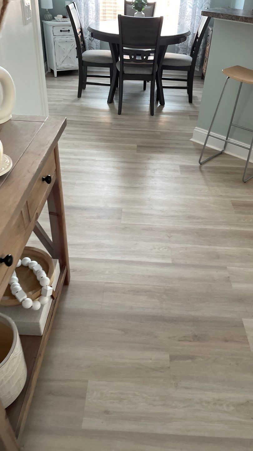 LVP Installation Throughout Home by Footprints Floors of Coastal Carolina