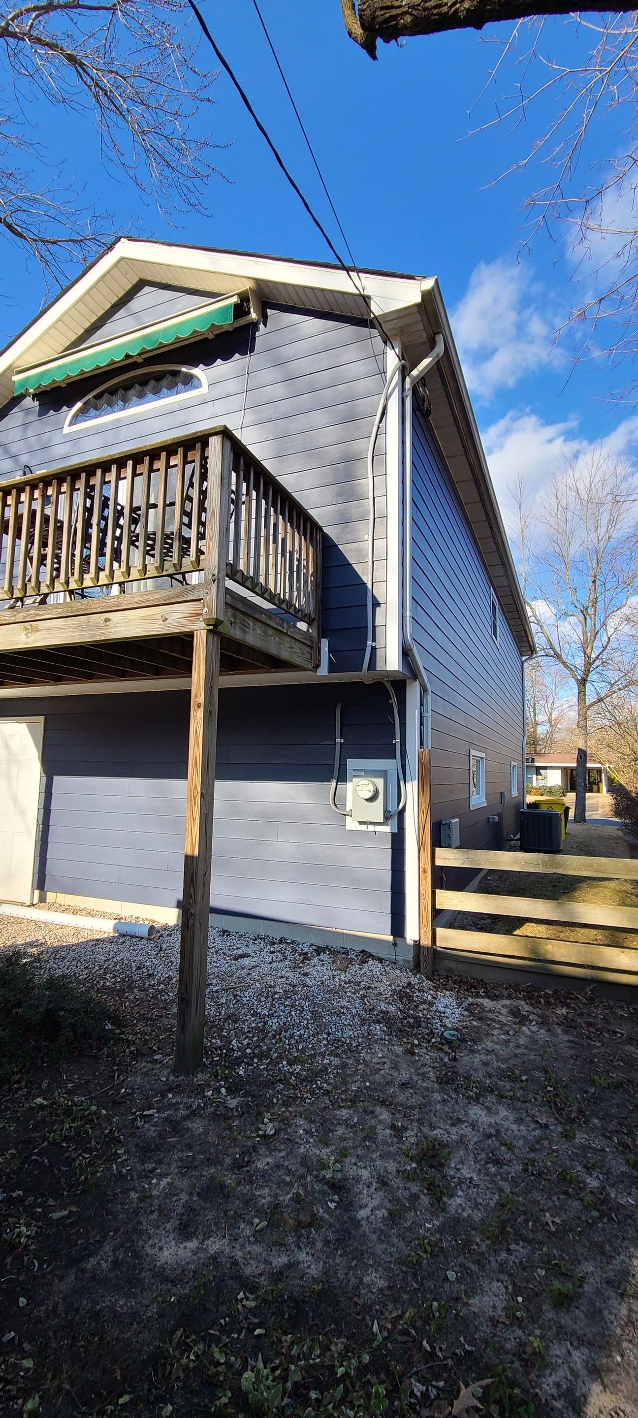 Siding Installation using James Hardie Siding with IPE accents by Window Depot of Annapolis