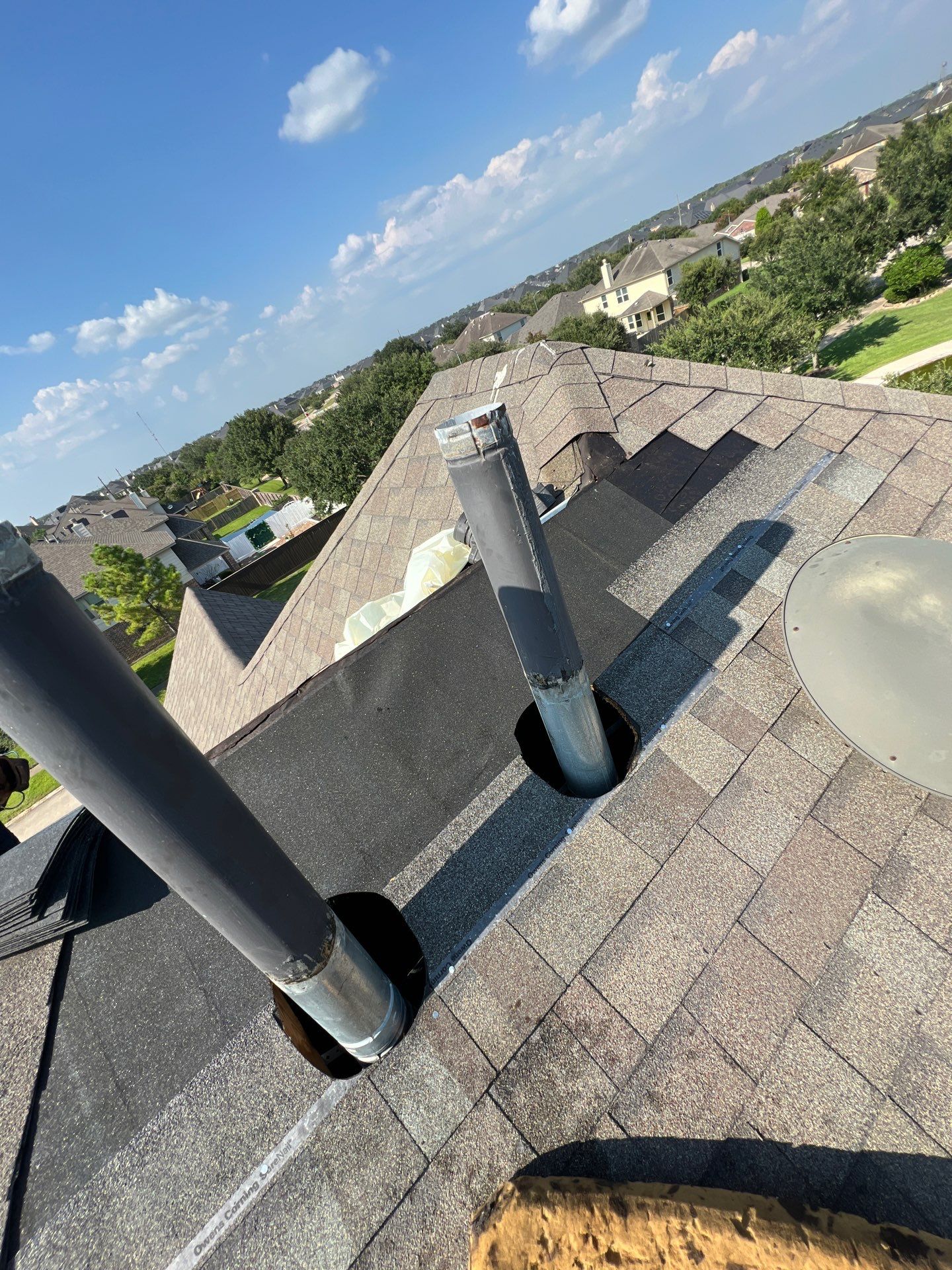 Hail Damage using Owen's Corning Duration (Lifetime) Shingles by Roof Repair Services LLC