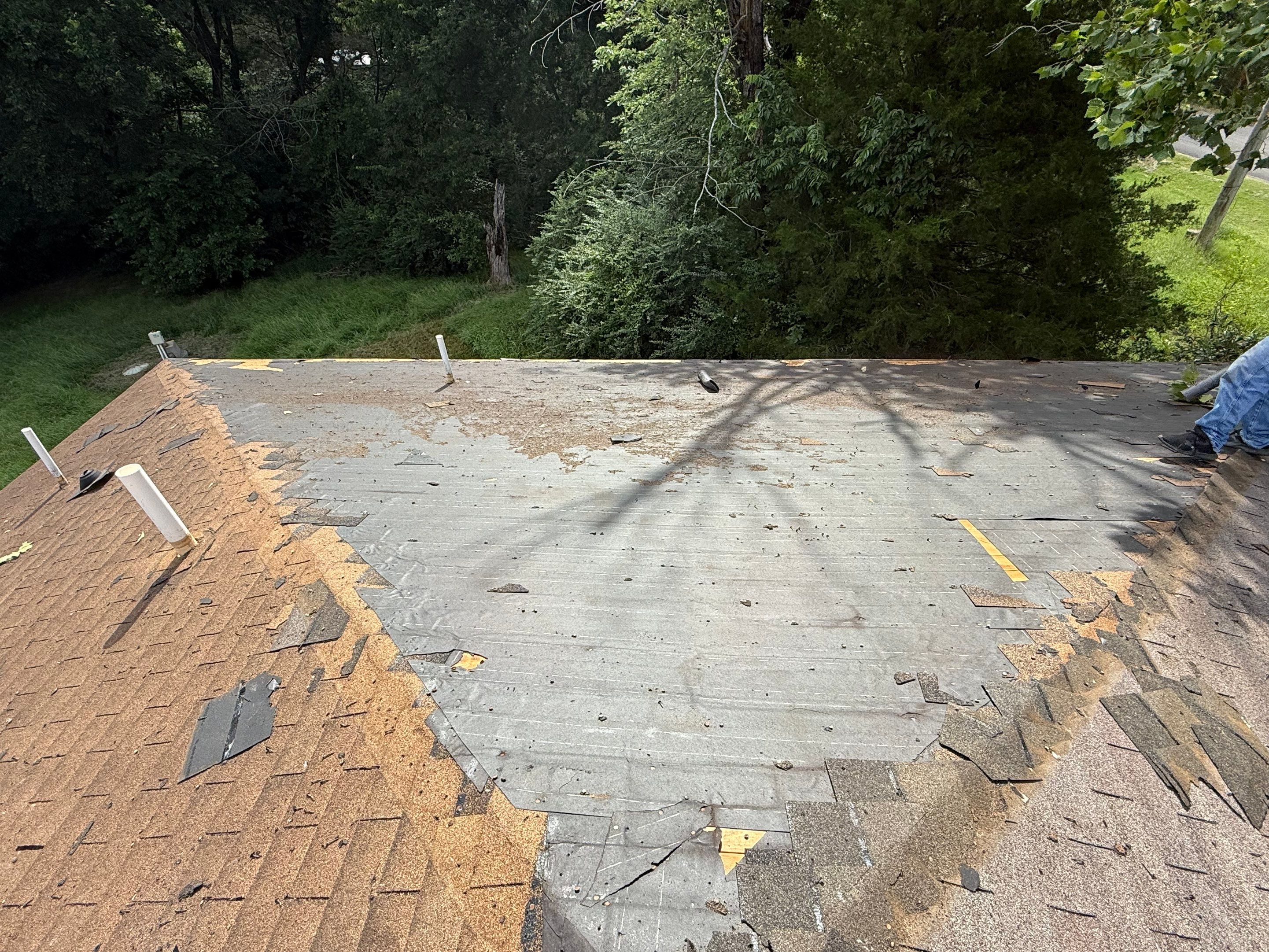 2 layers tear off & installation of new architectural shingles. by In & Out Construction & Remodeling, LLC