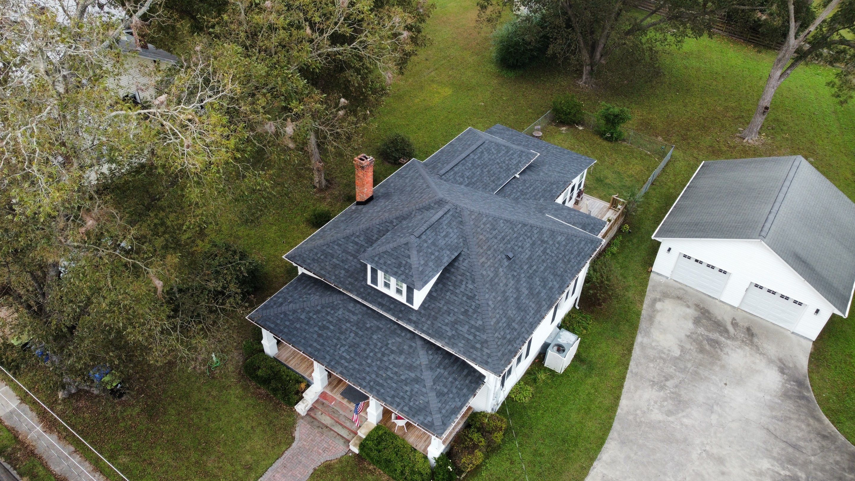 Full Roof Replacment at Richlands Historic Home by Life Construction
