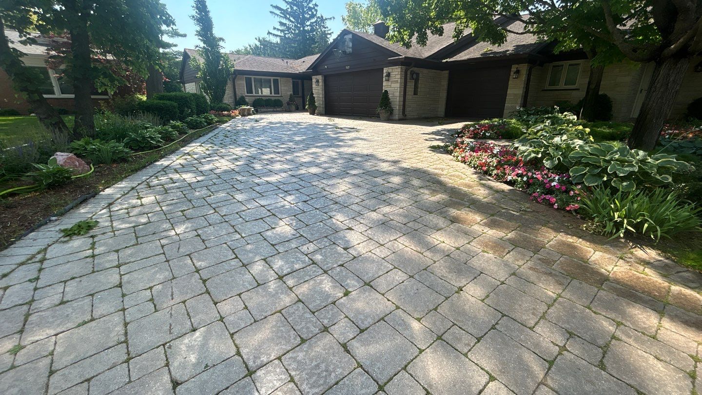 Brick paver clean, sand and seal.  using Surebond SB-1300 by Northern Power Washing LLC.