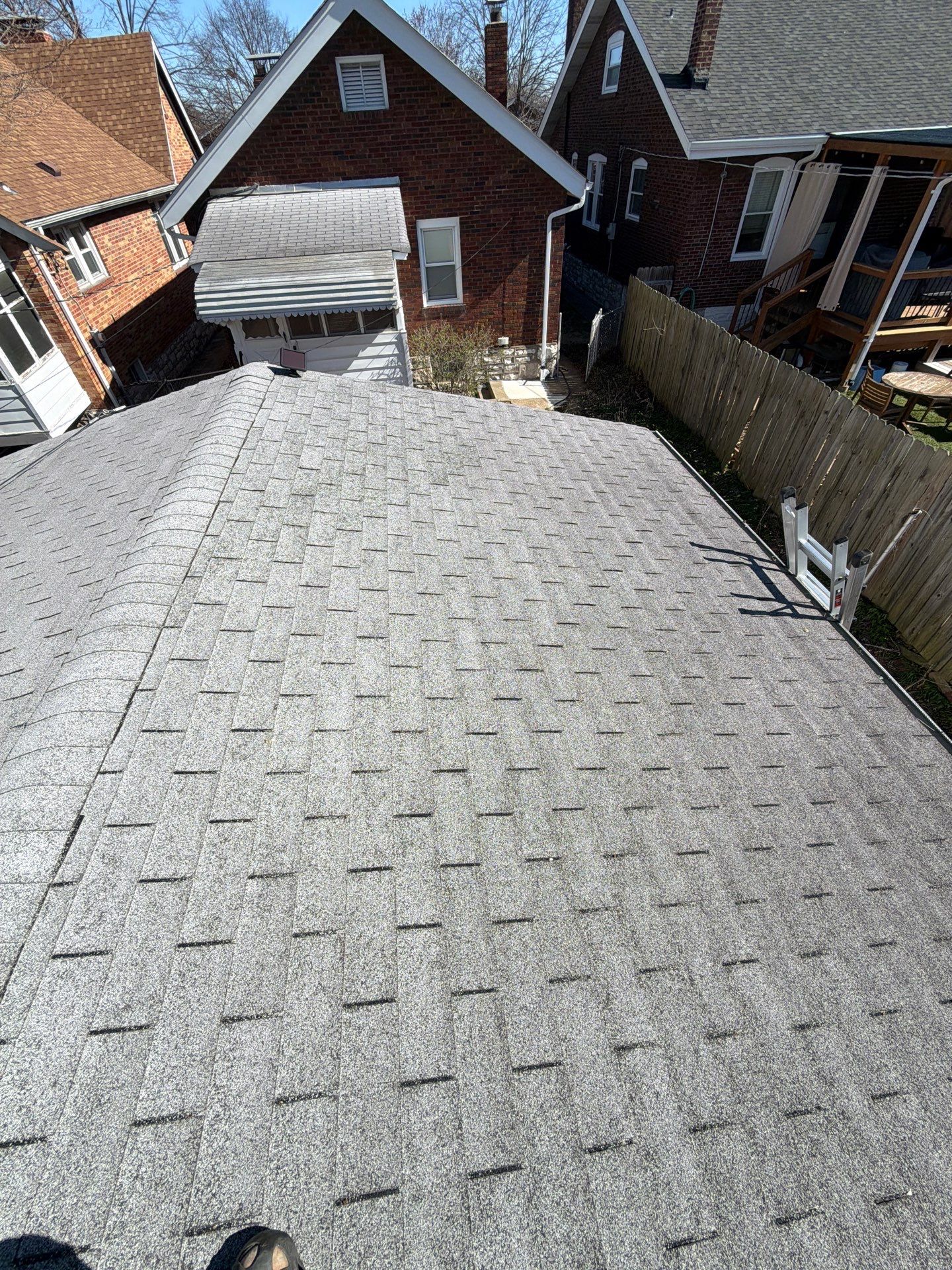 Full Residential Roof Installation and Detached Garage Shingle Replacement in St. Louis by Acute Roofing And Exteriors 
