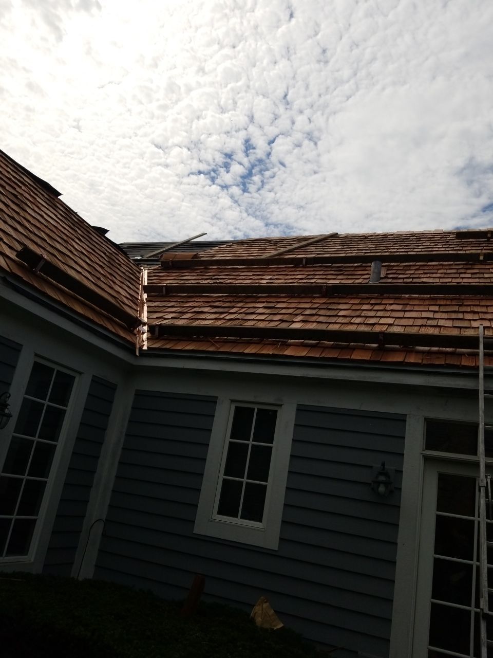 Cedar Roof Installation in Lake Forest by Custom Installations, Inc.