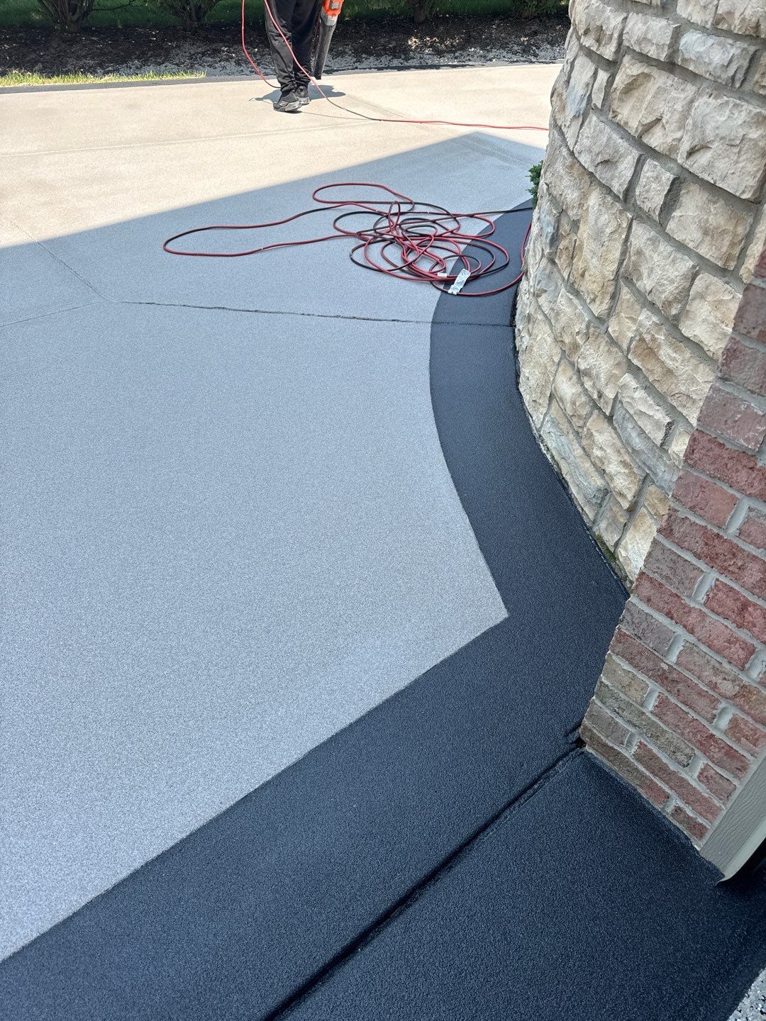 Driveway Walkway Patio Project in Canonsburg by Floors in a Day, Inc