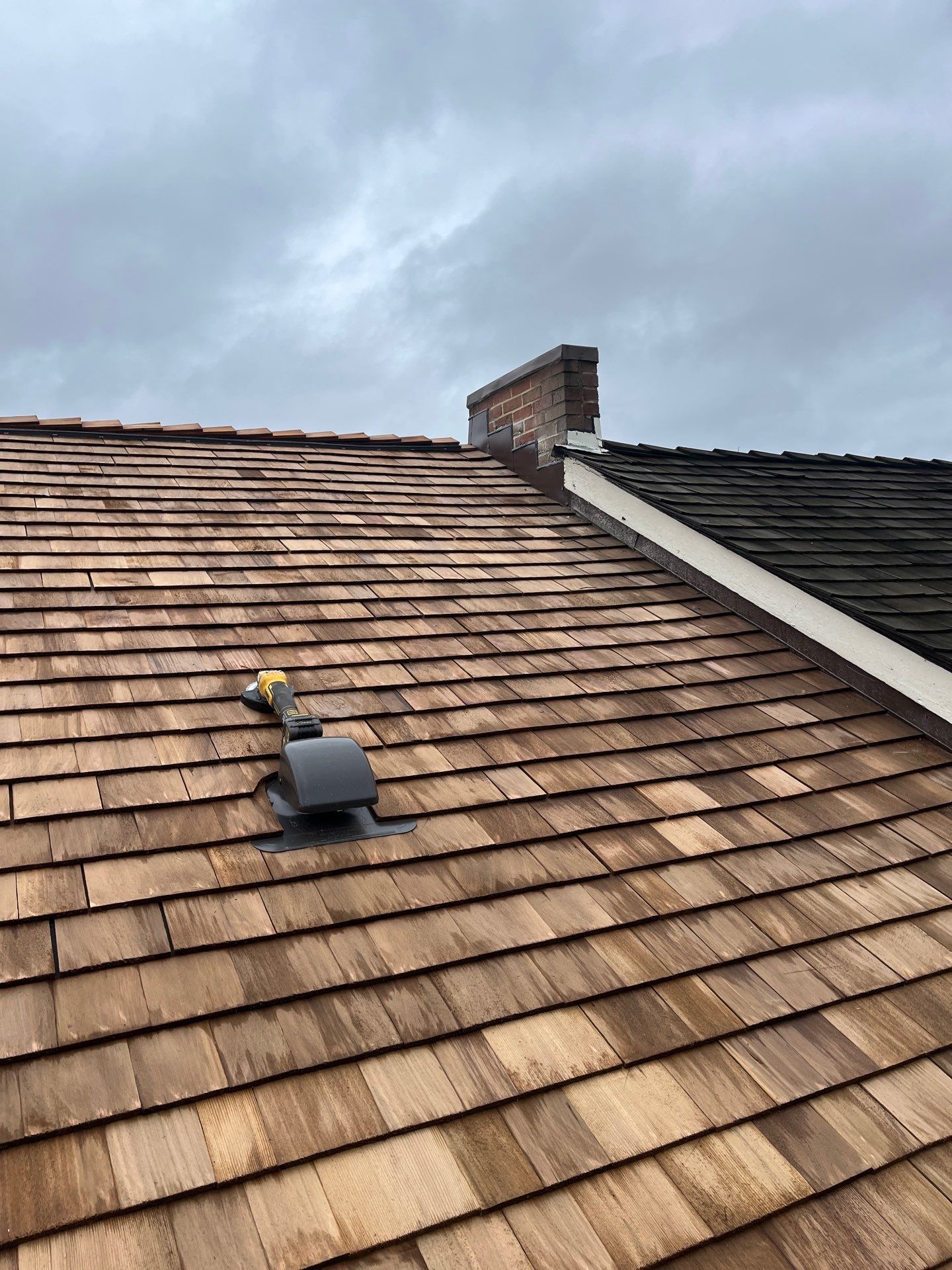Arlington: Residential Roof Replacement with Perfection CCA-Treated Cedar Shakes by RM Banning, Inc.