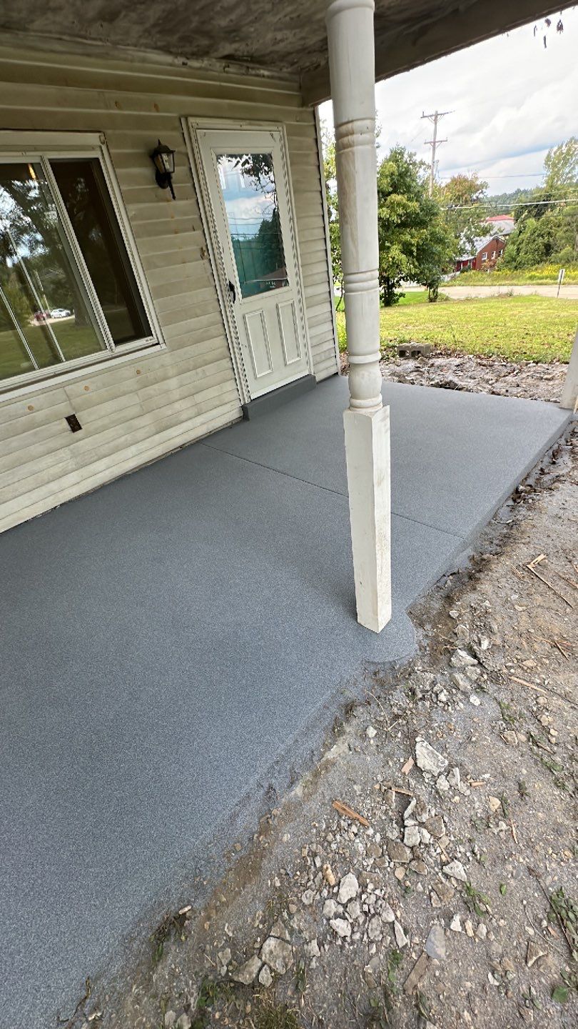 Basement + Porch Project in Clinton by Floors in a Day, Inc