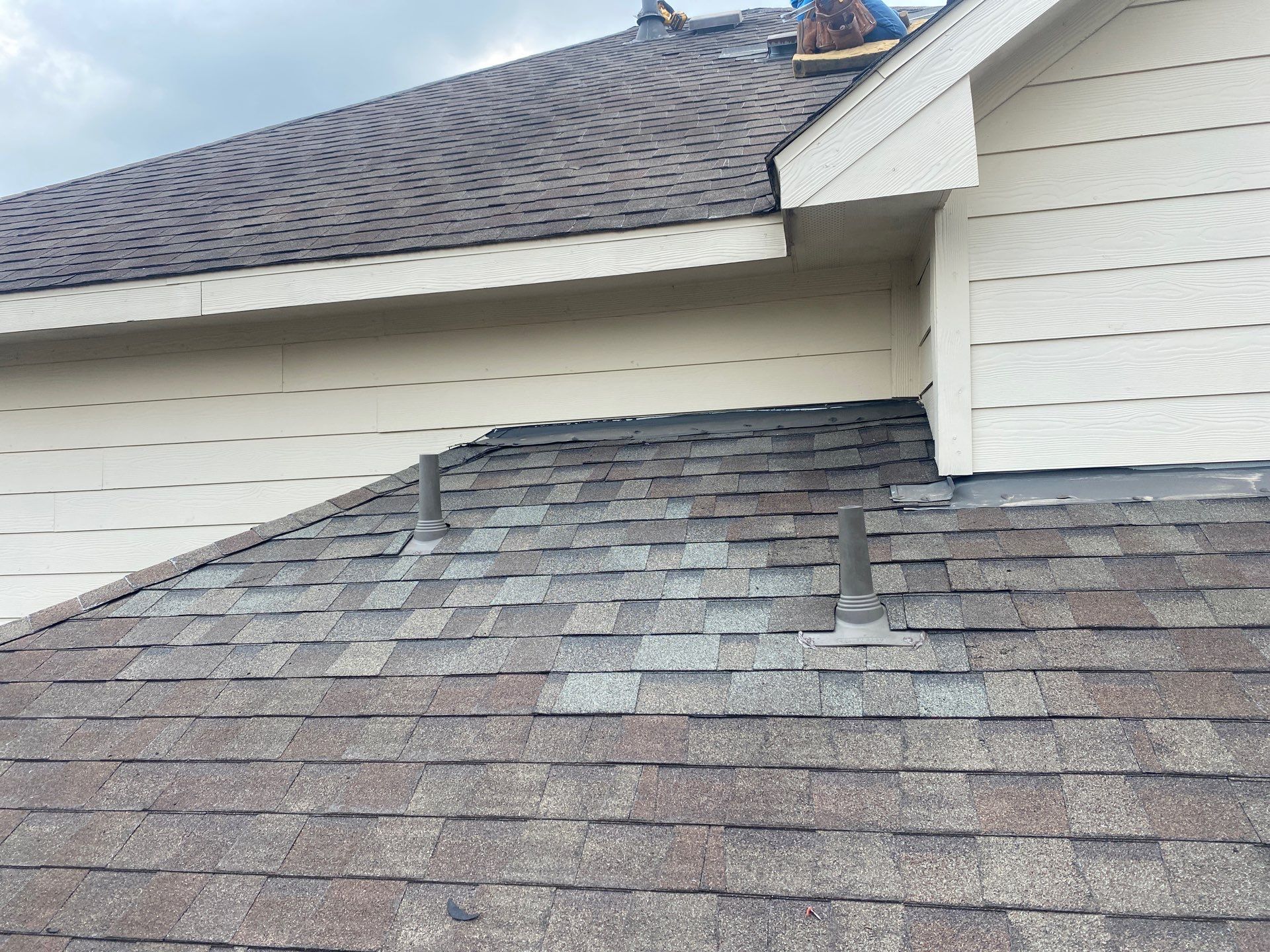 Hail Damage using Owen's Corning Duration (Lifetime) Shingles by Roof Repair Services LLC