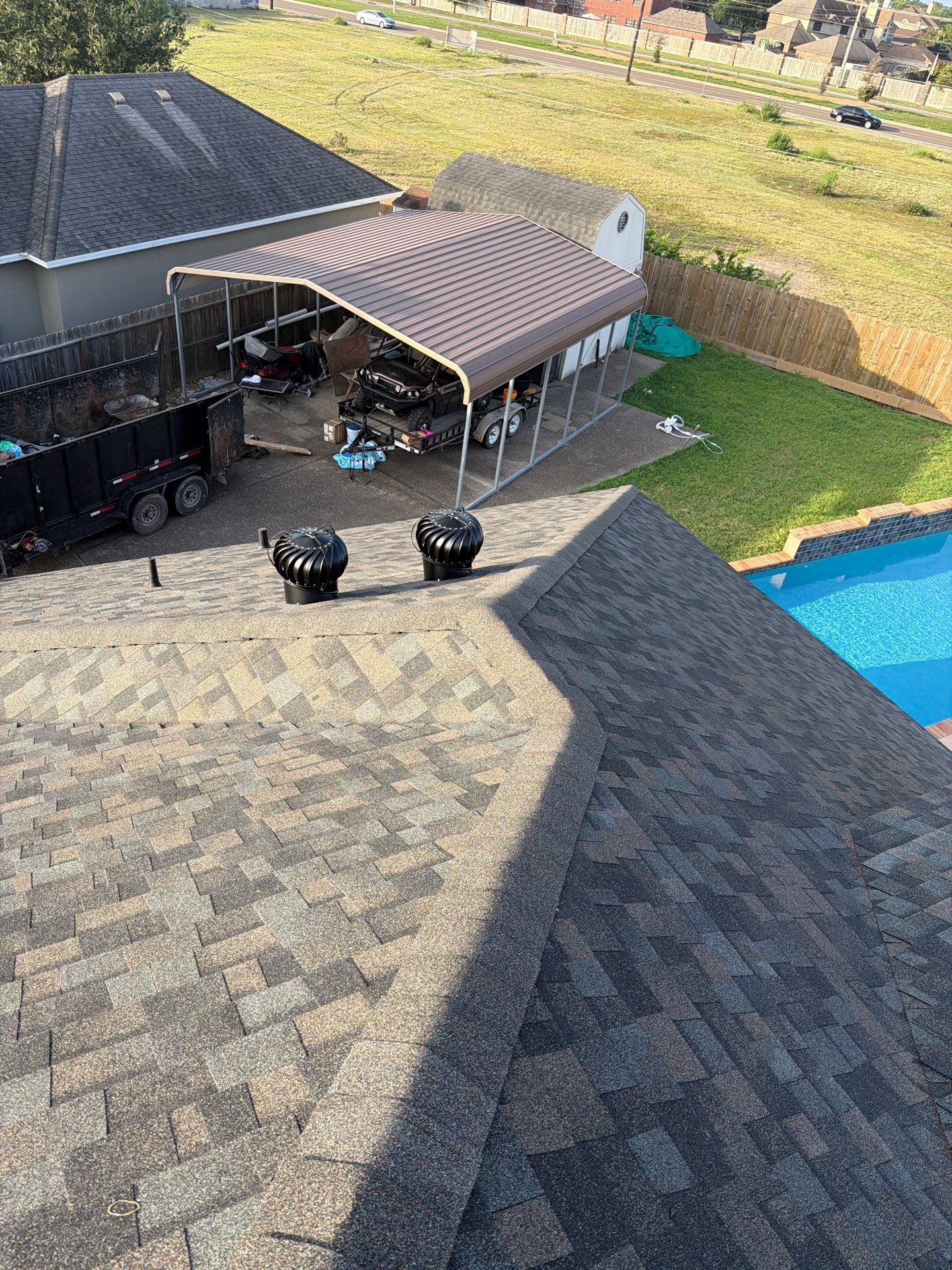 Flashing Stucco above the Roof by Bayfront Roofing and Construction