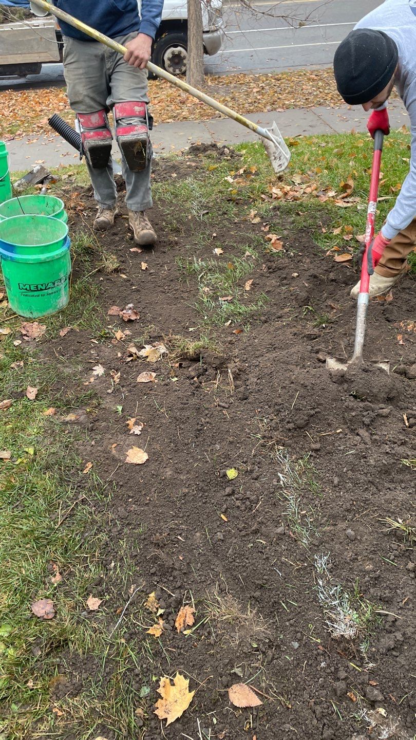 Drain tile and sump pump for George by Waterproofing Northeast