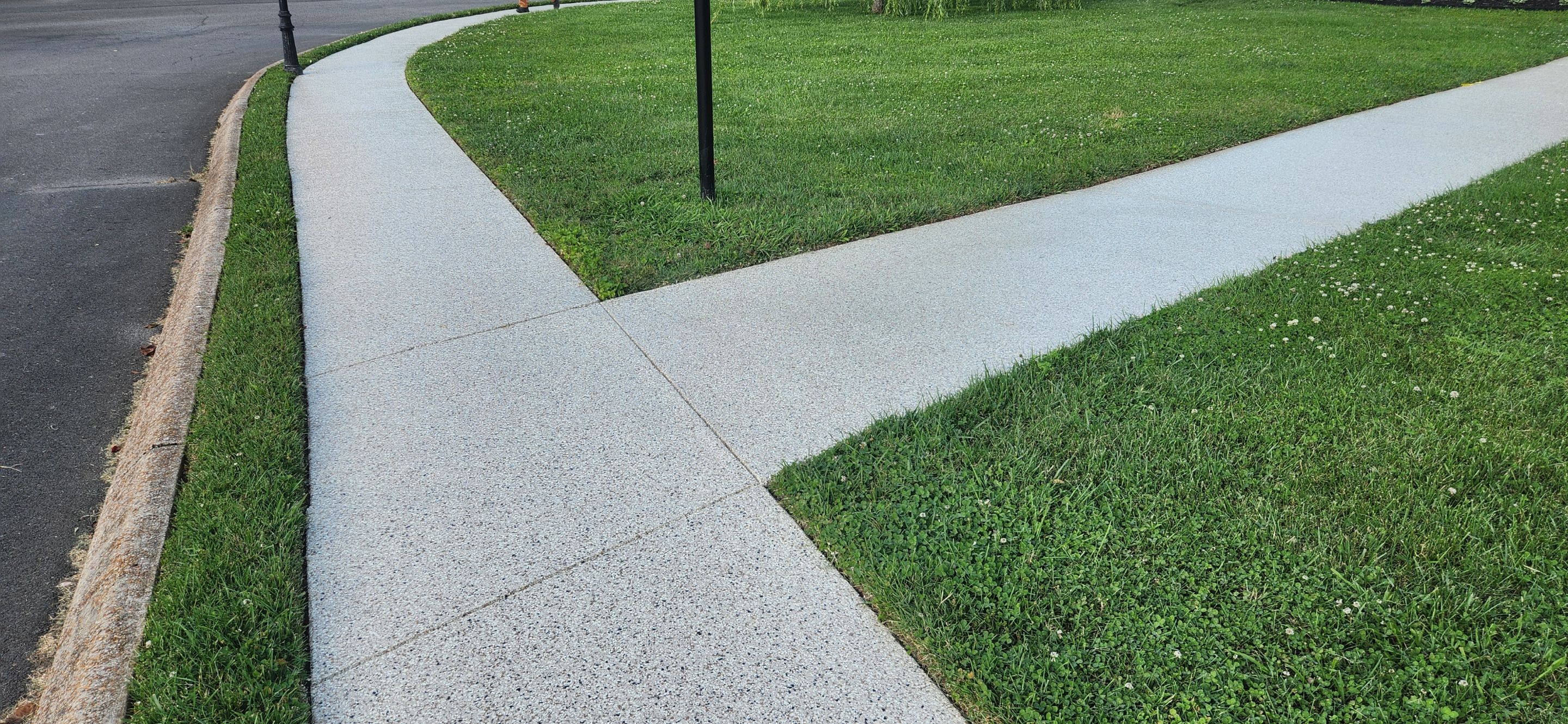 Incredible transformation on Driveway Garage and Sidewalk! by Elite Floor Solutions