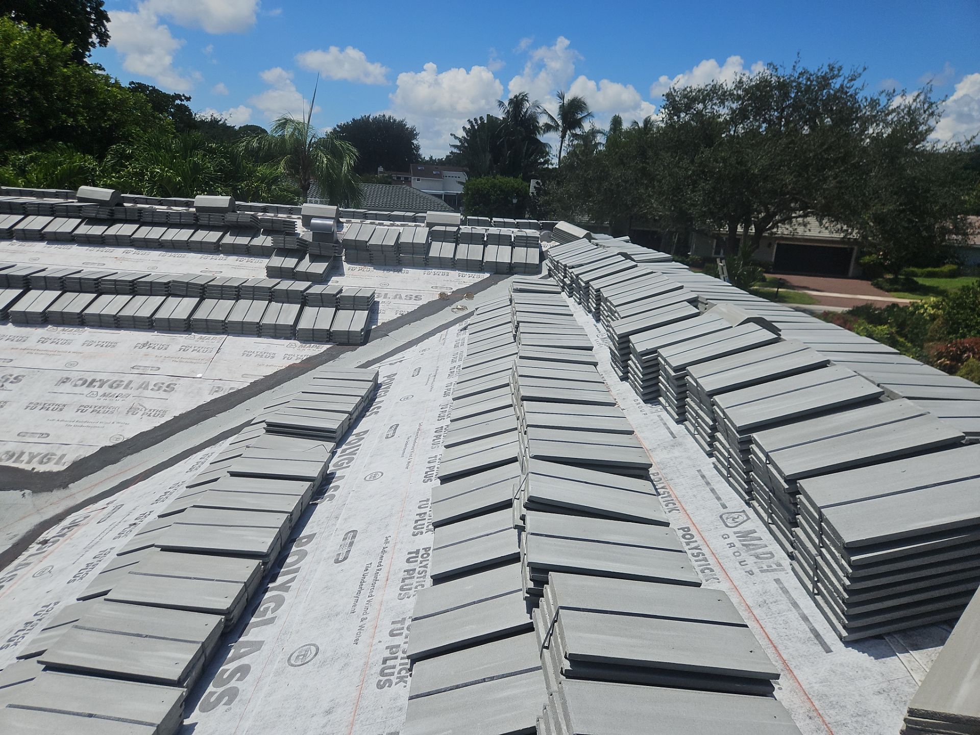 Residential Roofing Installation using Eagle Roofing Tile by BLUES BROTHERS ROOFING