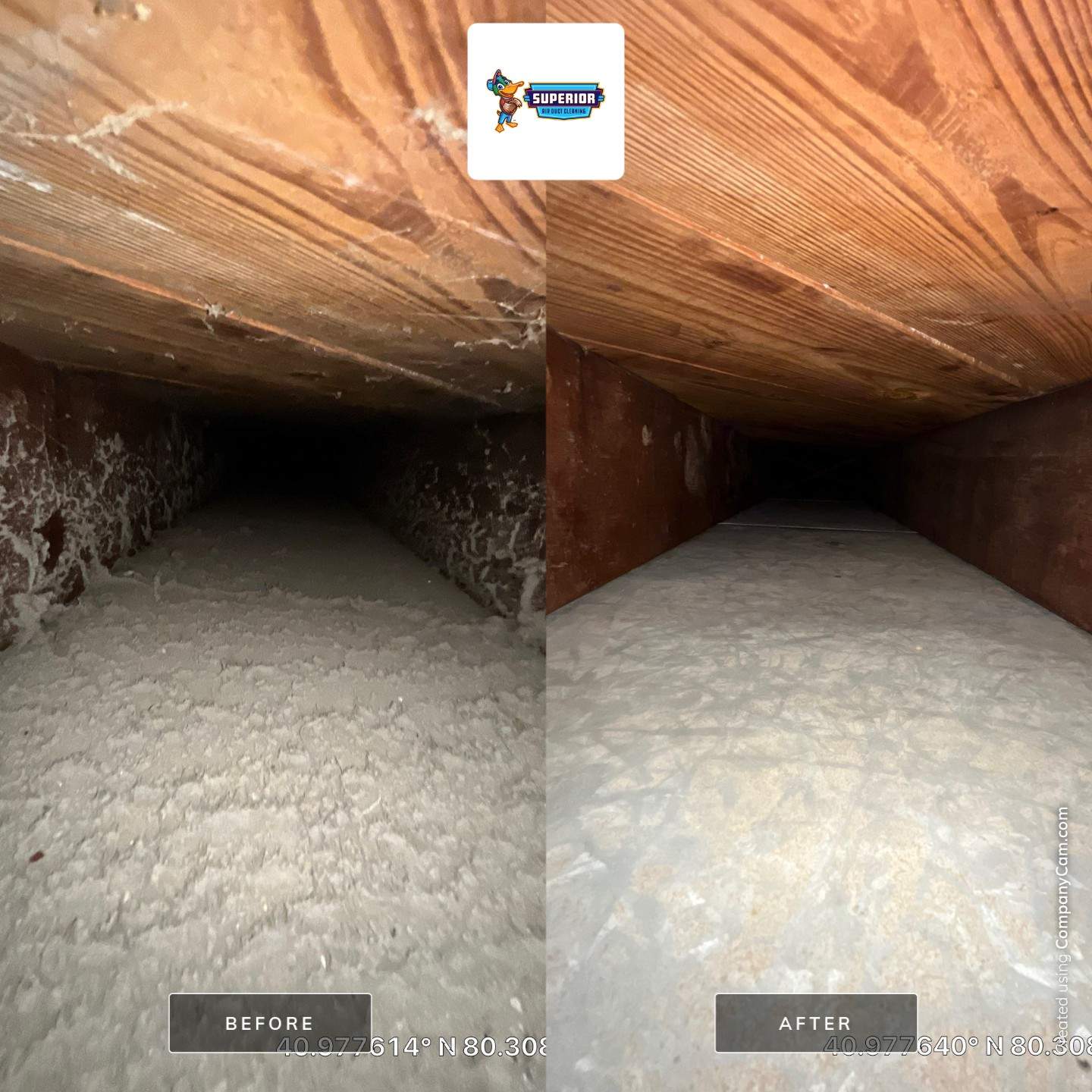 Air Duct Cleaning With a Vacuum Truck in New Castle, PA by Superior Air Duct Cleaning