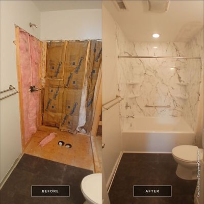 Shower Rebuild in Bethany Beach