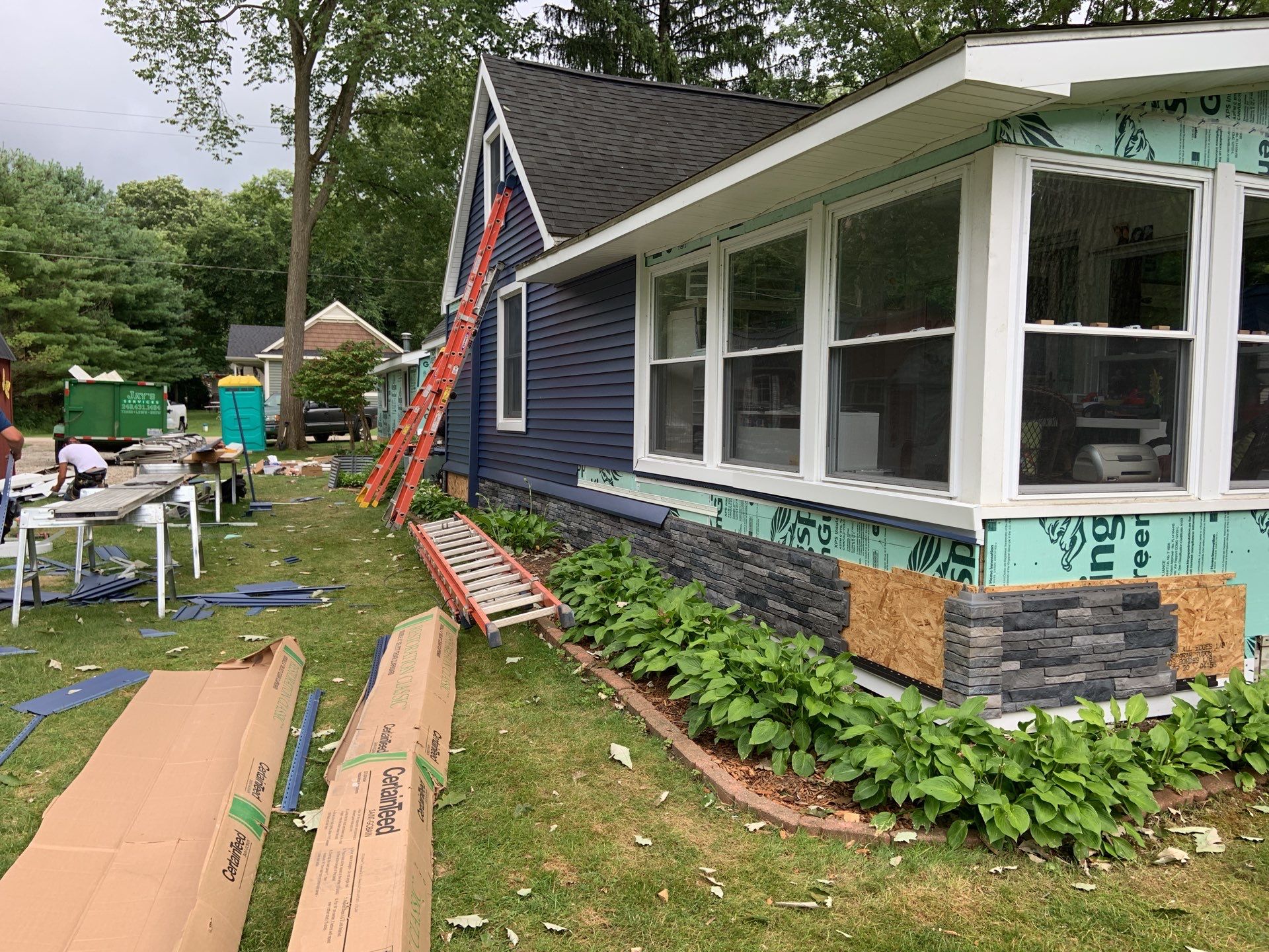 Siding Replacement using Certainteed Restoration Classic D4 by 180 Contractors