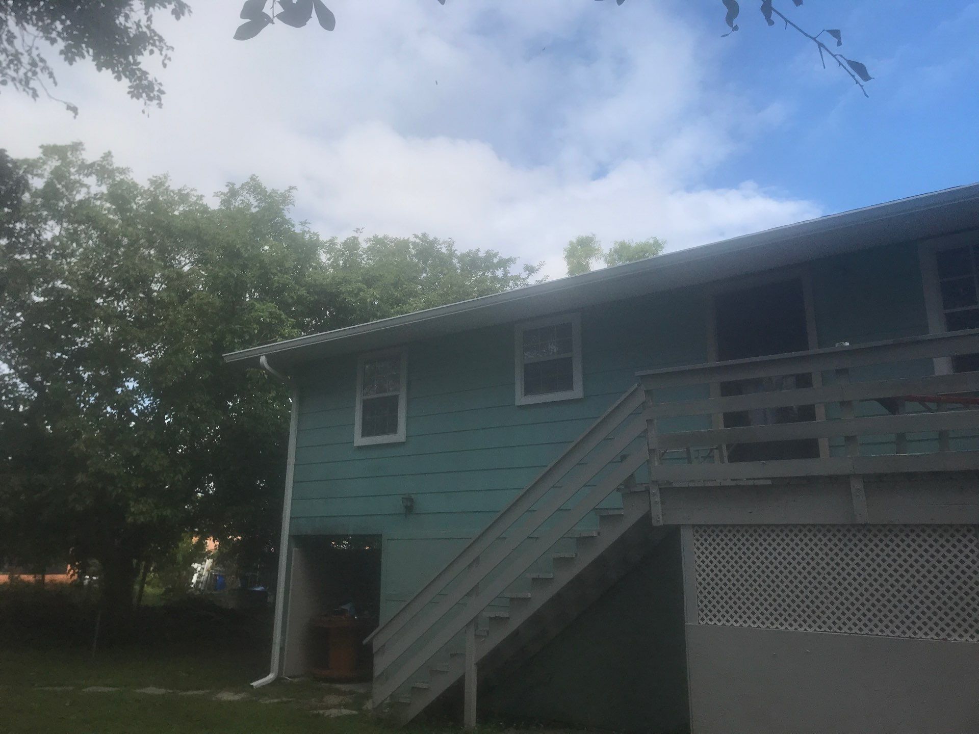 Soffit and Fascia Installation using White Soffit in Lehigh Acres, FL by Gutter Professors