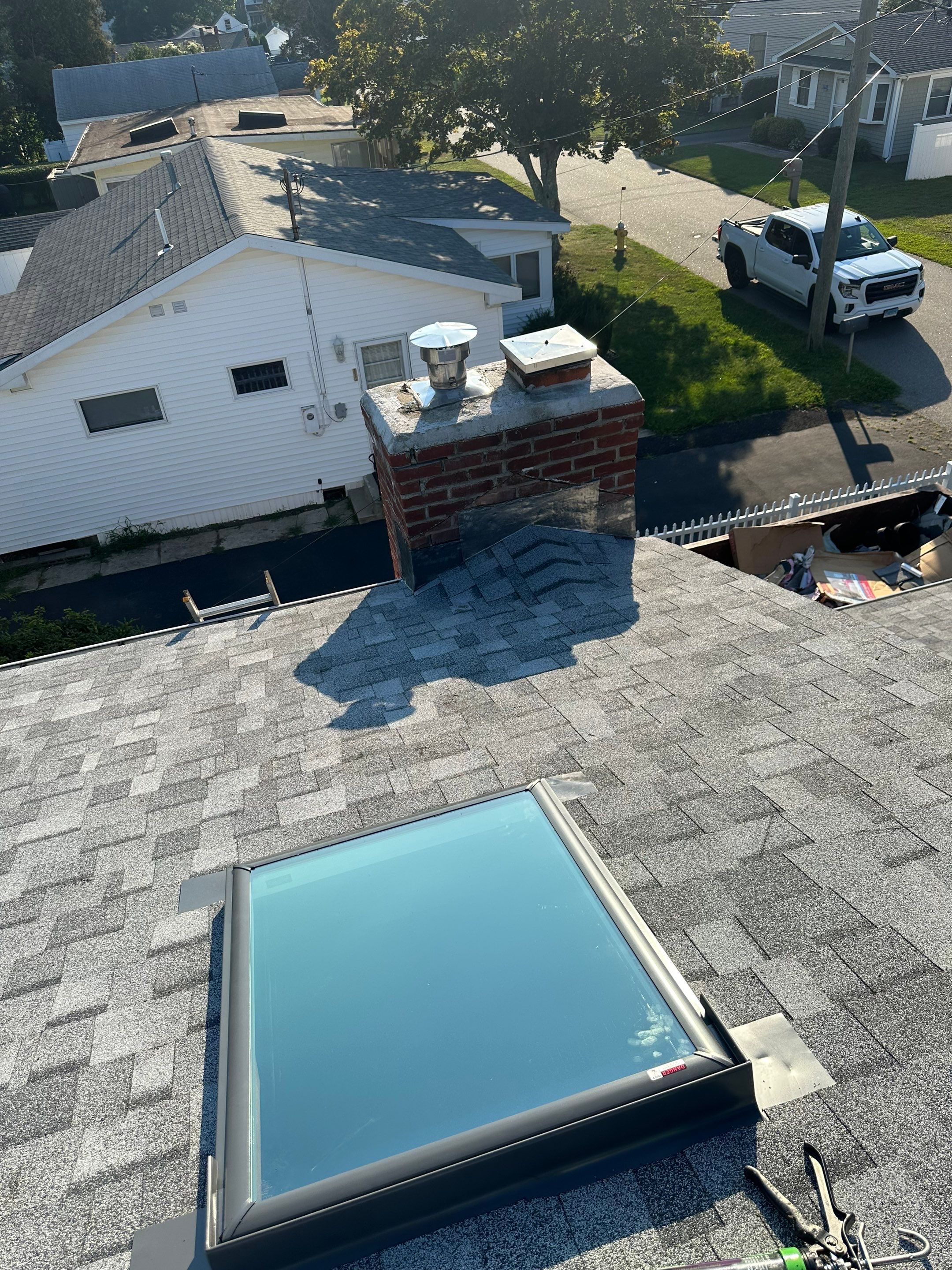 Residential Roofing Installation using Owens Corning TruDefinition Duration Sierra Gray by A Plus Exterior