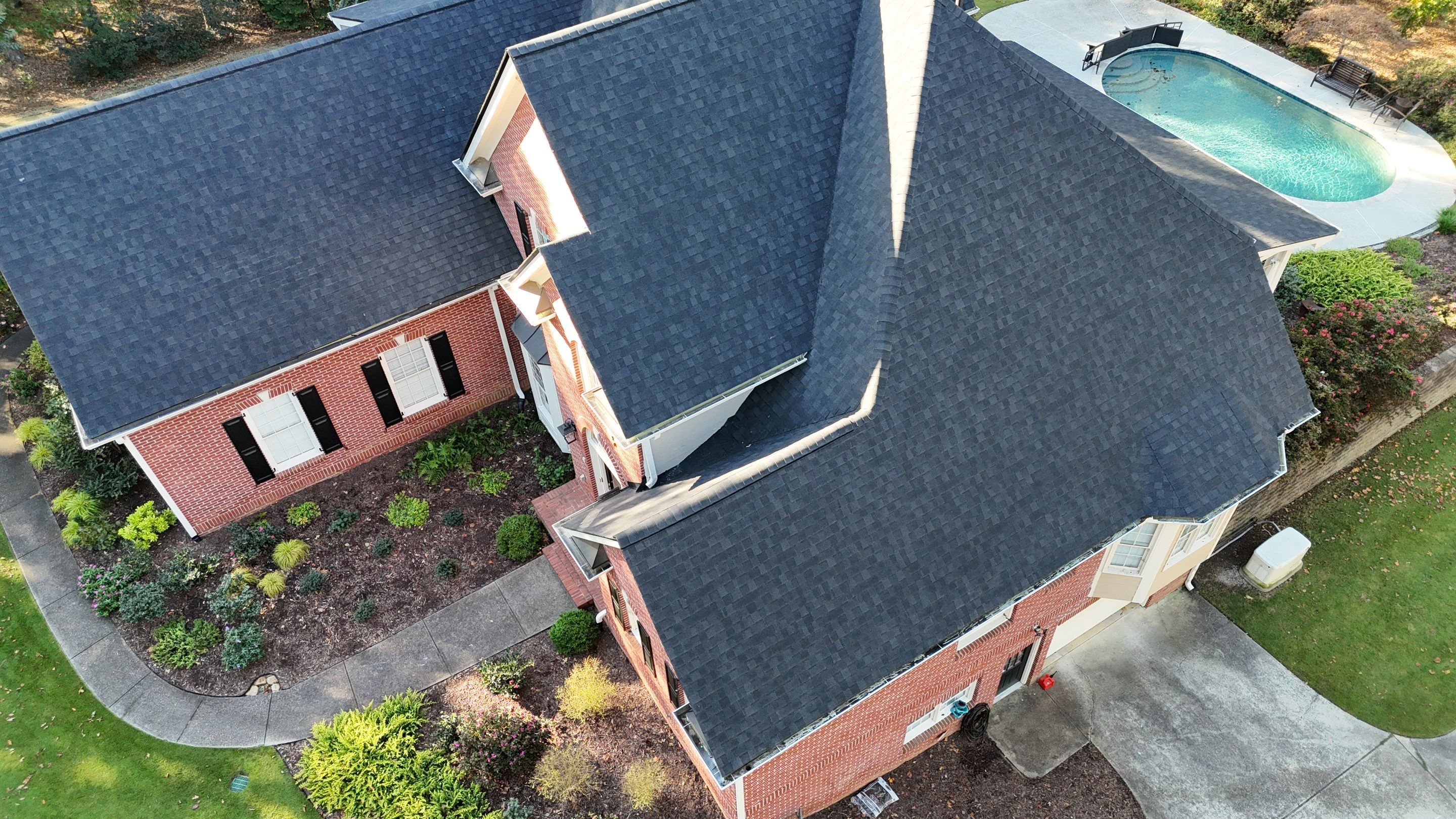 Alpharetta, GA Roof Replacement CertainTeed Landmark Pro Max Def Charcoal Black by Reset Roofing